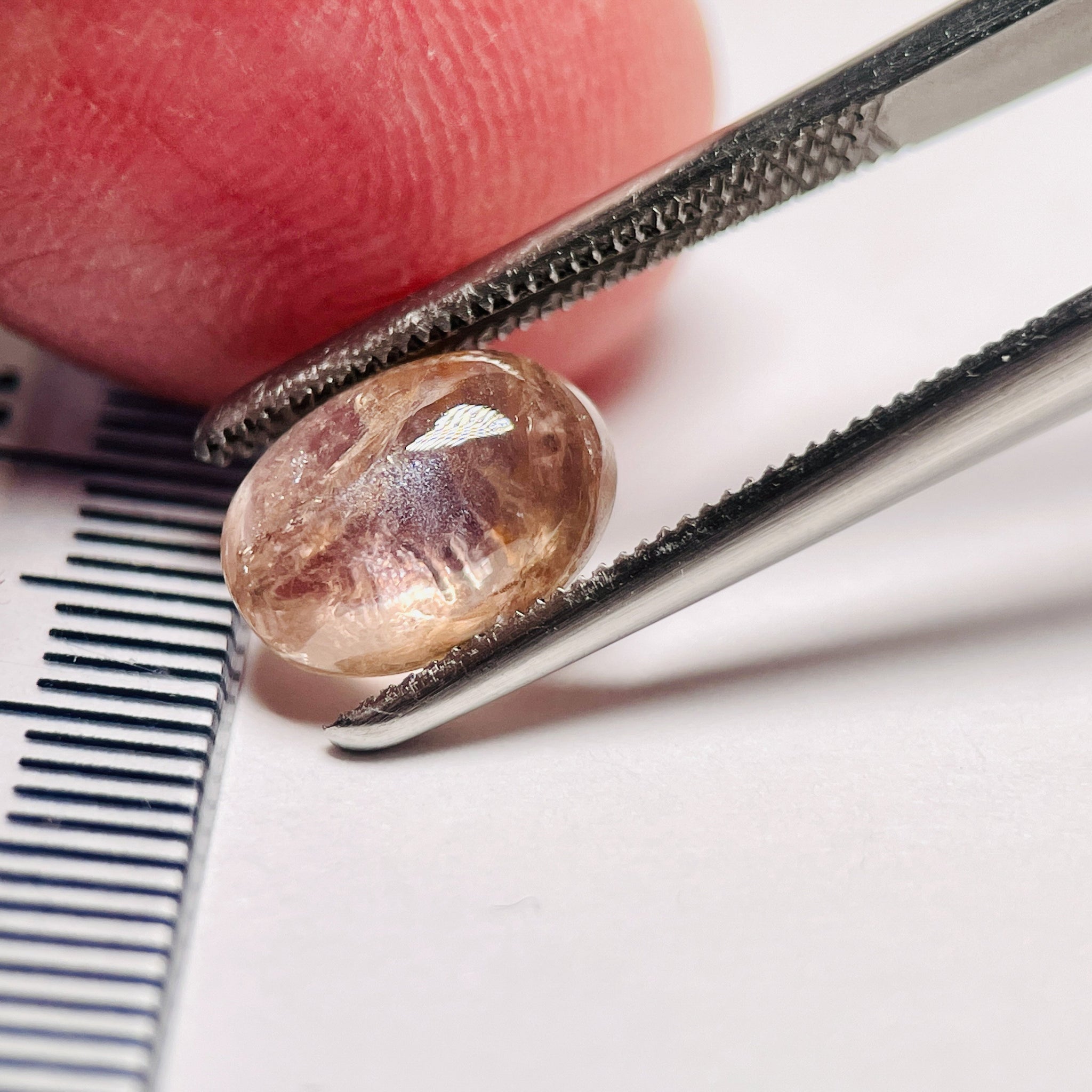 3.36Ct Sapphire Cabochon Umba Valley Tanzania. Untreated Unheated. Can Be Used As Is Or Facet It