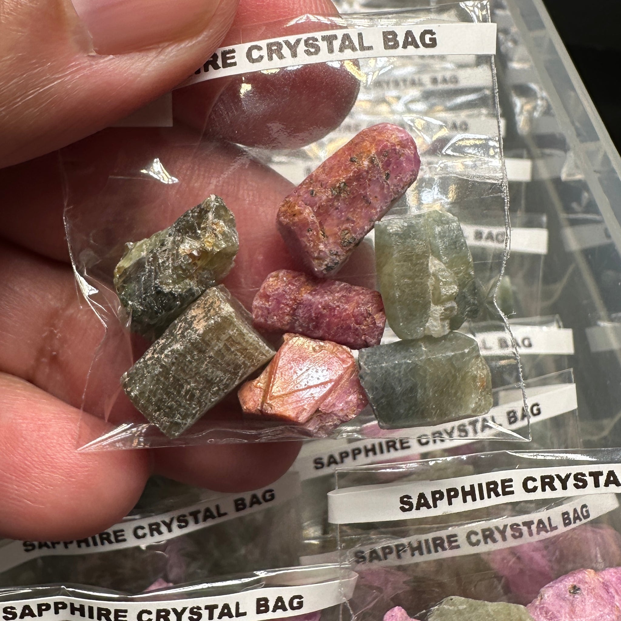 Sapphire Crystal Bag, Tanzania