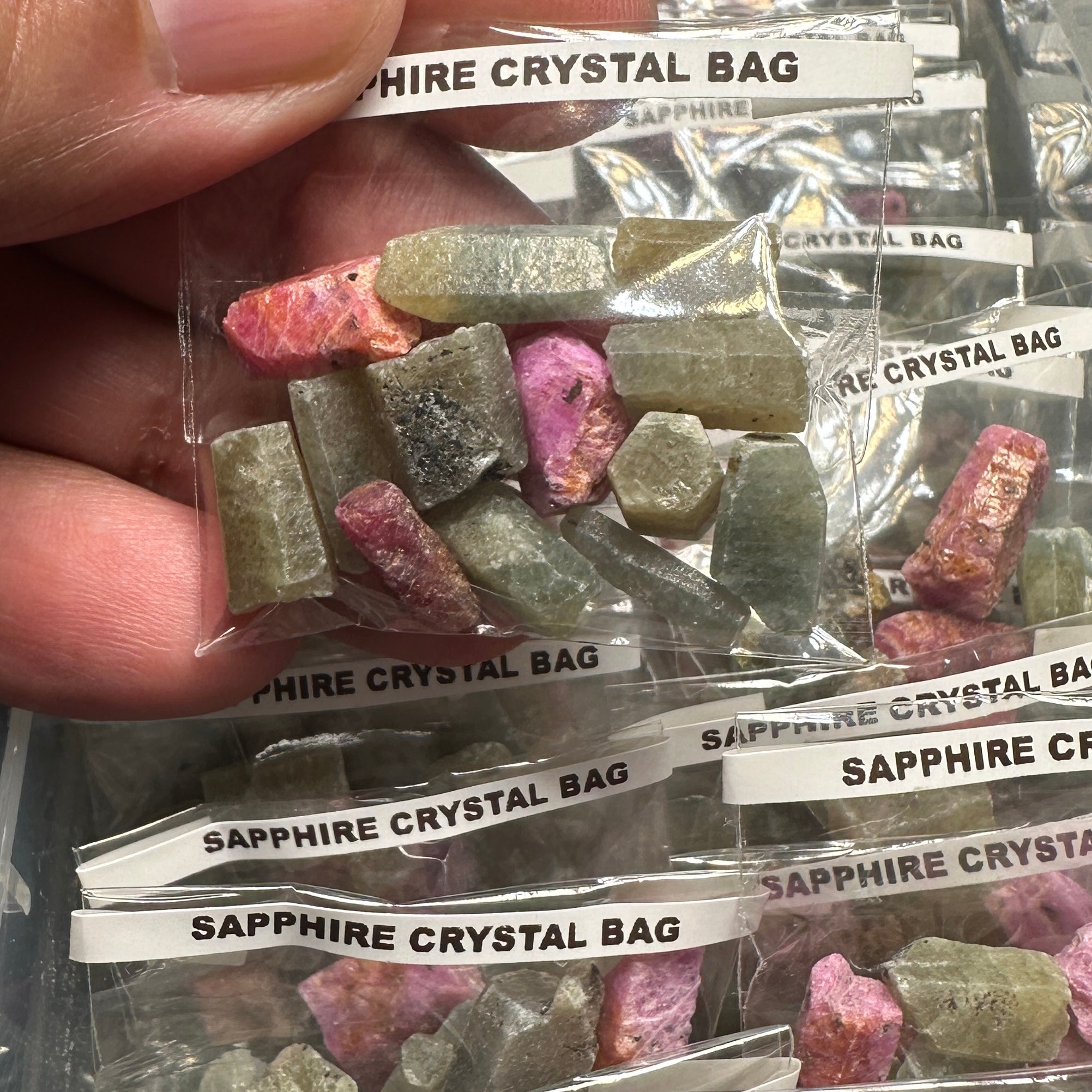 Sapphire Crystal Bag, Tanzania