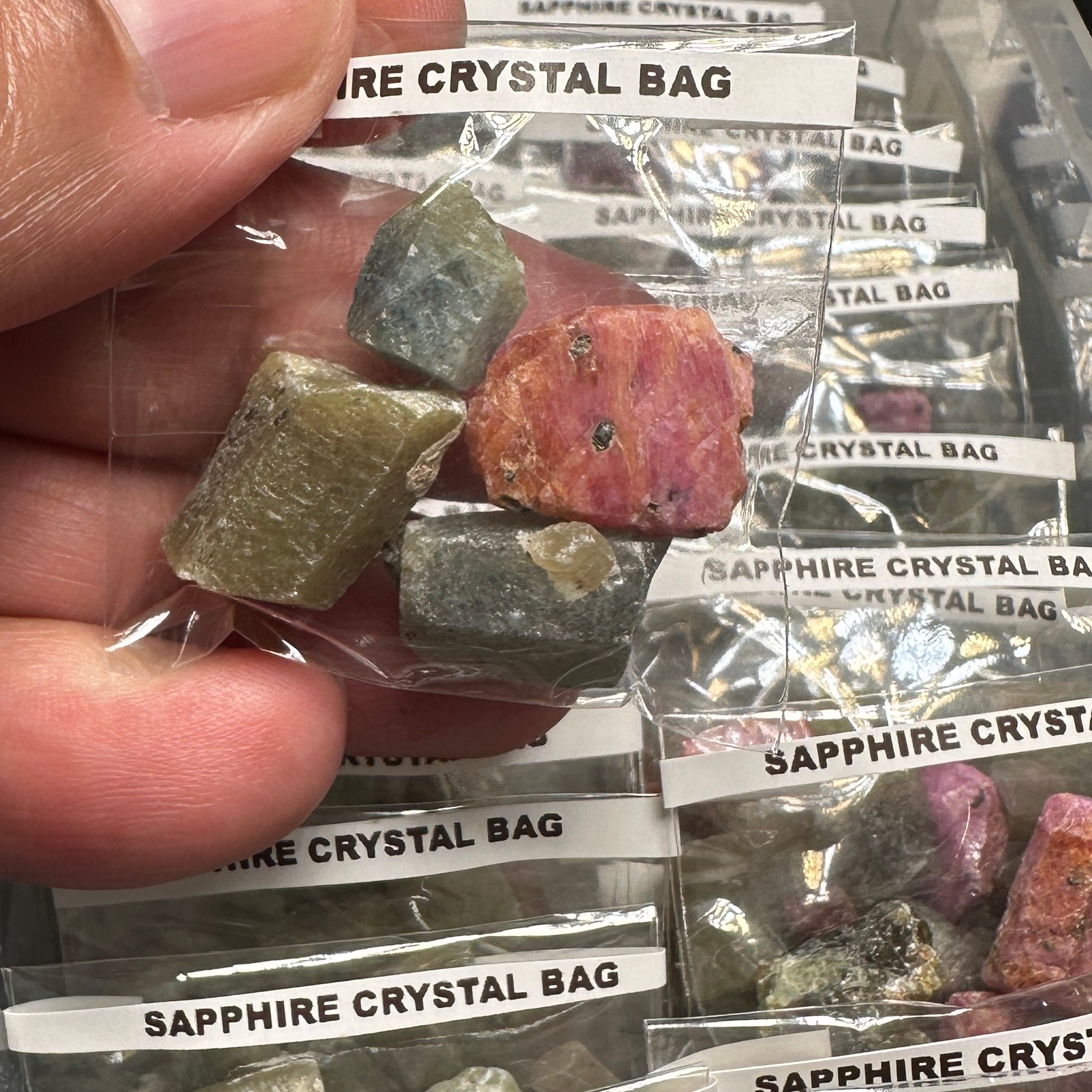 Sapphire Crystal Bag, Tanzania