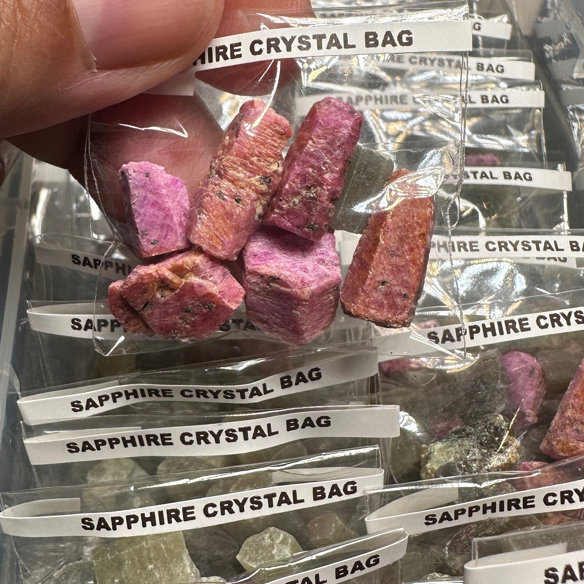 Sapphire Crystal Bag, Tanzania