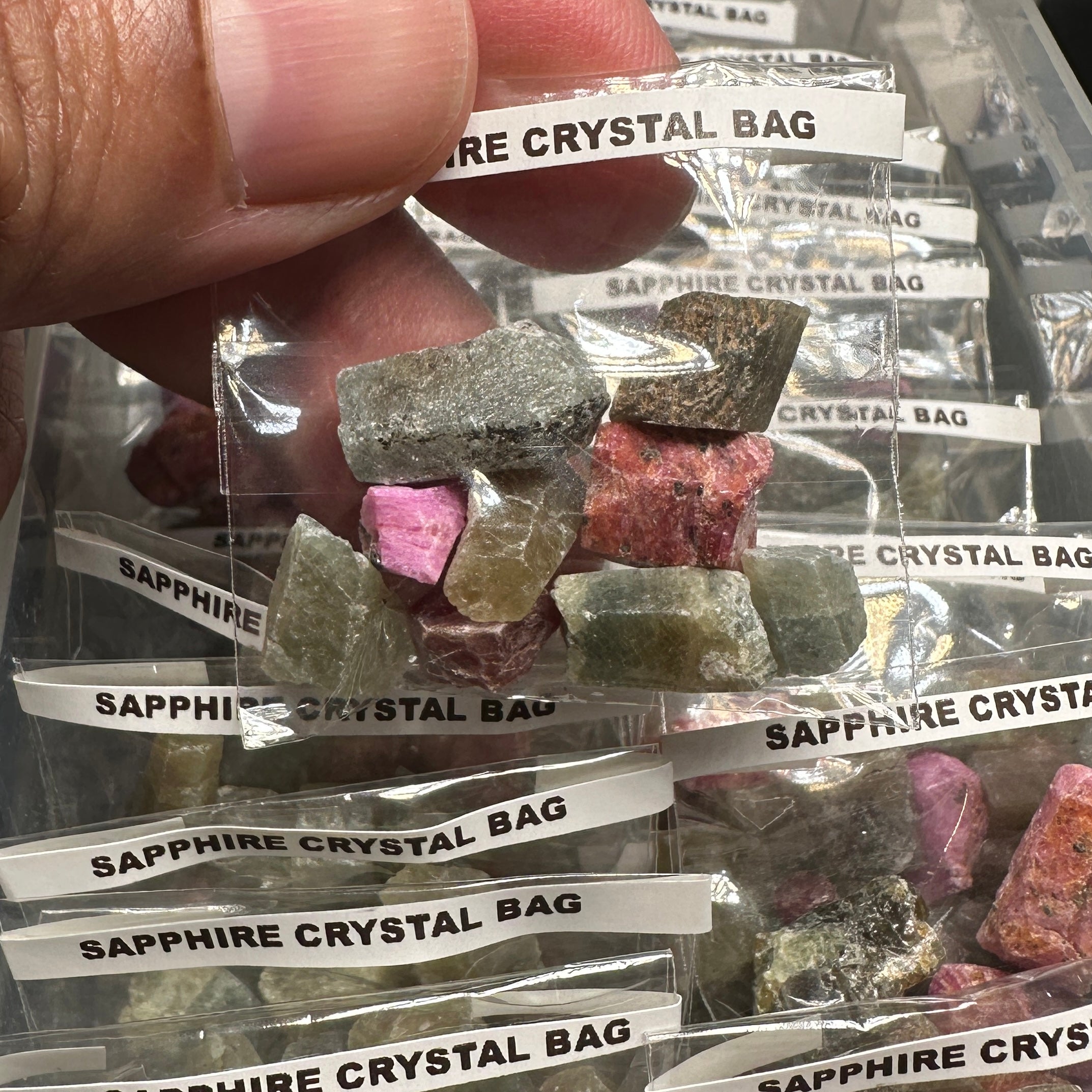 Sapphire Crystal Bag, Tanzania