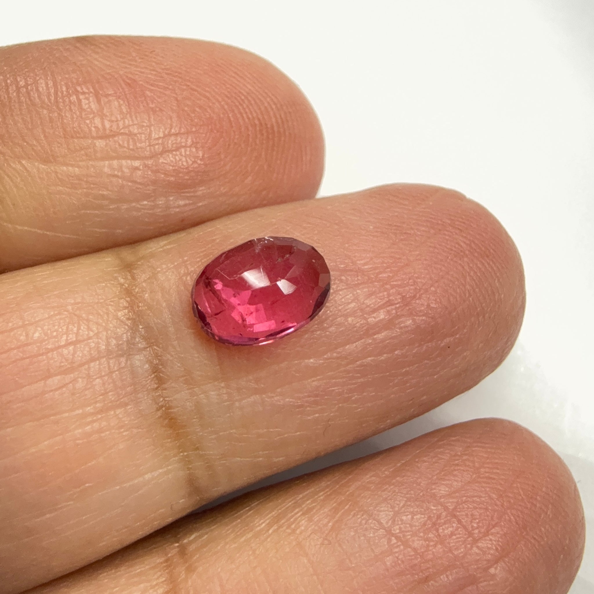 Rubellite Tourmaline, Native Cut, 1.42ct, Congo. Untreated Unheated
