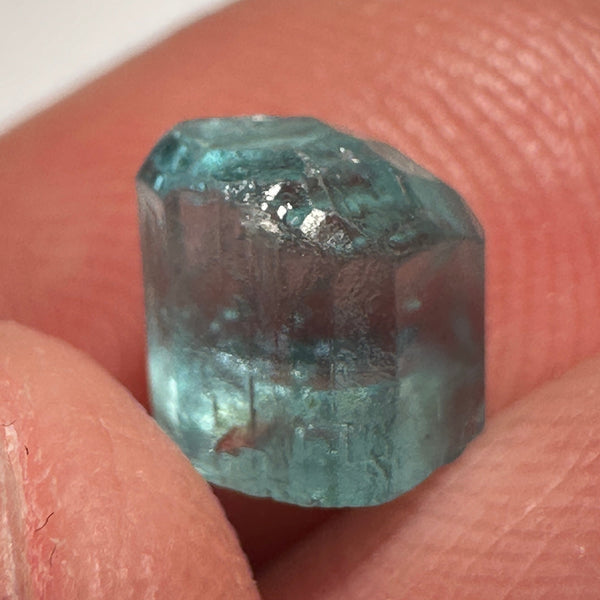 Blue Apatite Crystal, 2.41ct, Merelani, Tanzania, Untreated Unheated