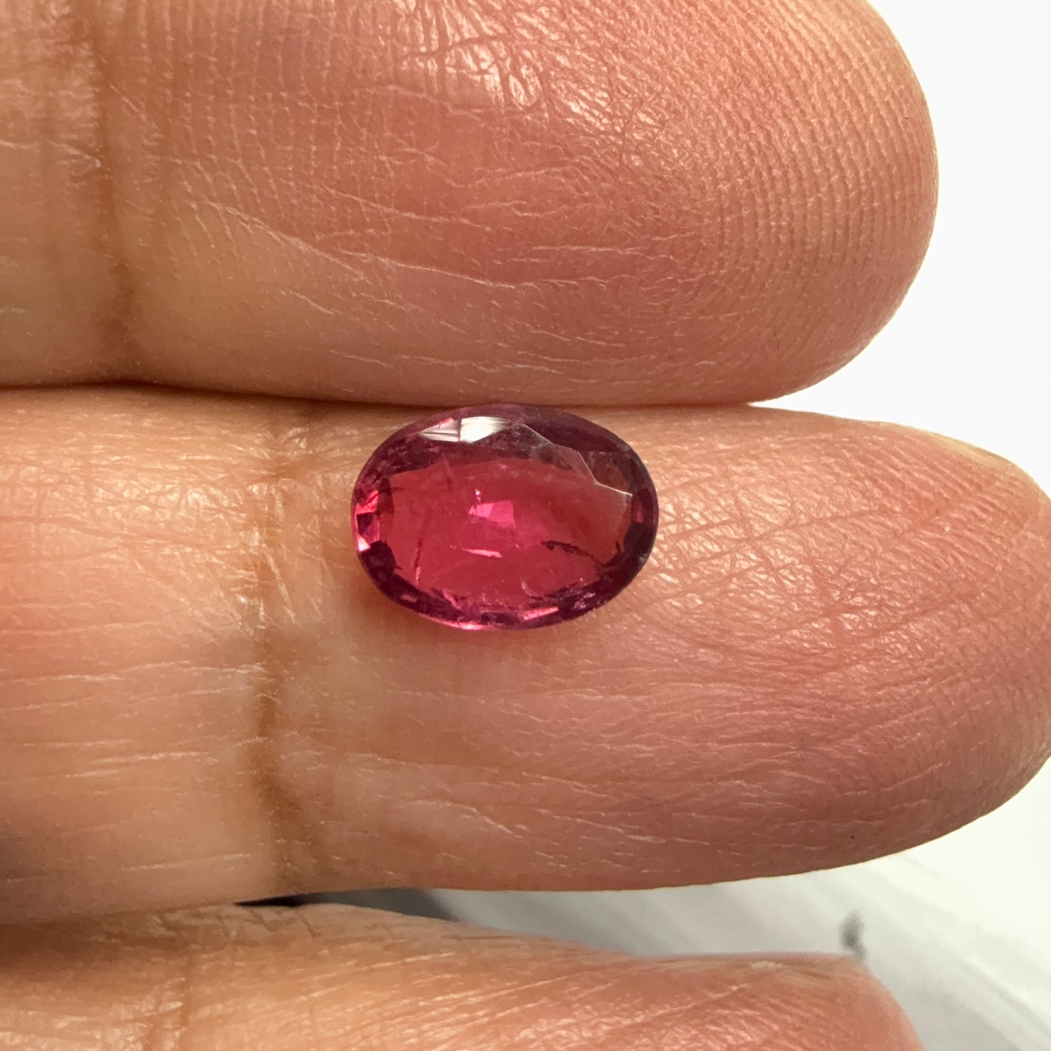 Rubellite Tourmaline, Native Cut, 1.42ct, Congo. Untreated Unheated