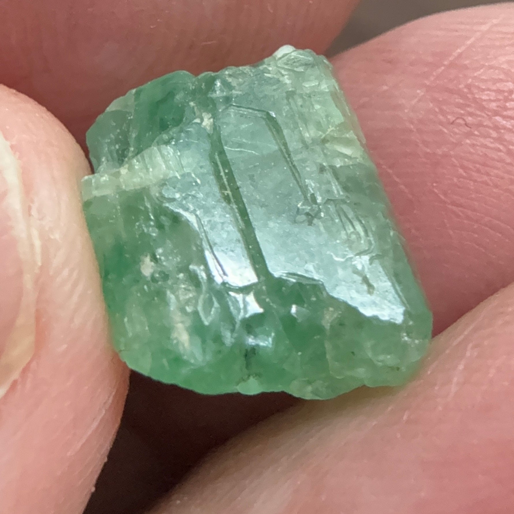 Emerald Crystal, 8.14ct, Tanzania, Untreated Unheated, specimen grade