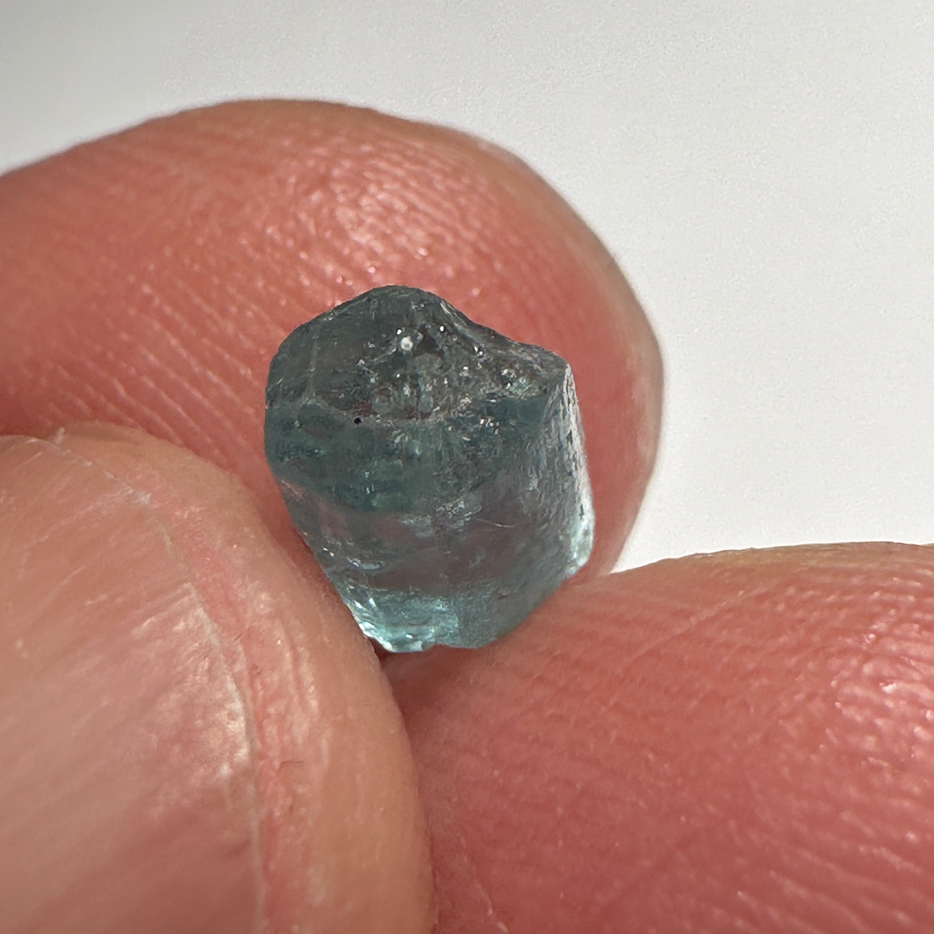 1.62ct Blue Apatite Crystal, Merelani, Tanzania, Untreated Unheated