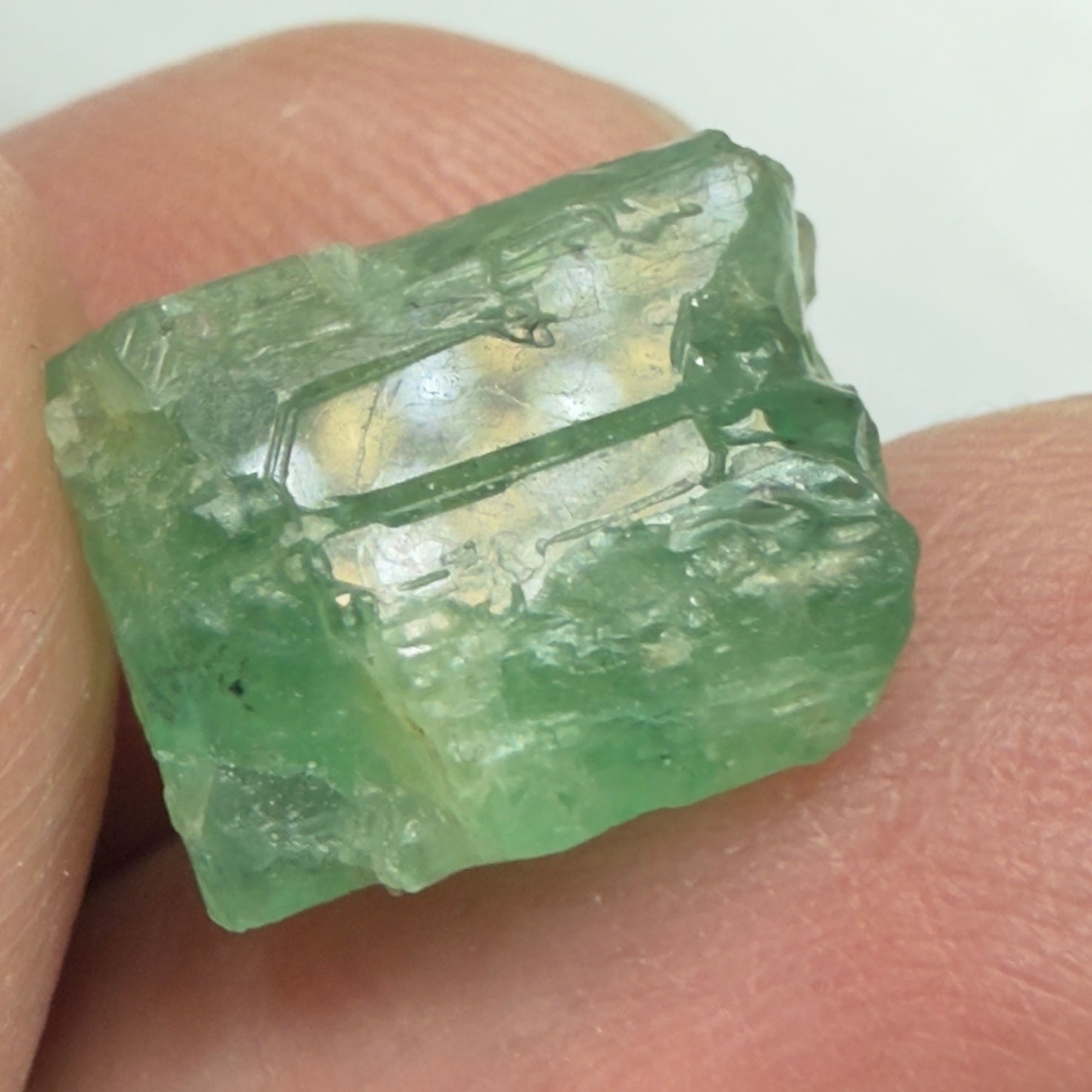 Emerald Crystal, 8.14ct, Tanzania, Untreated Unheated, specimen grade