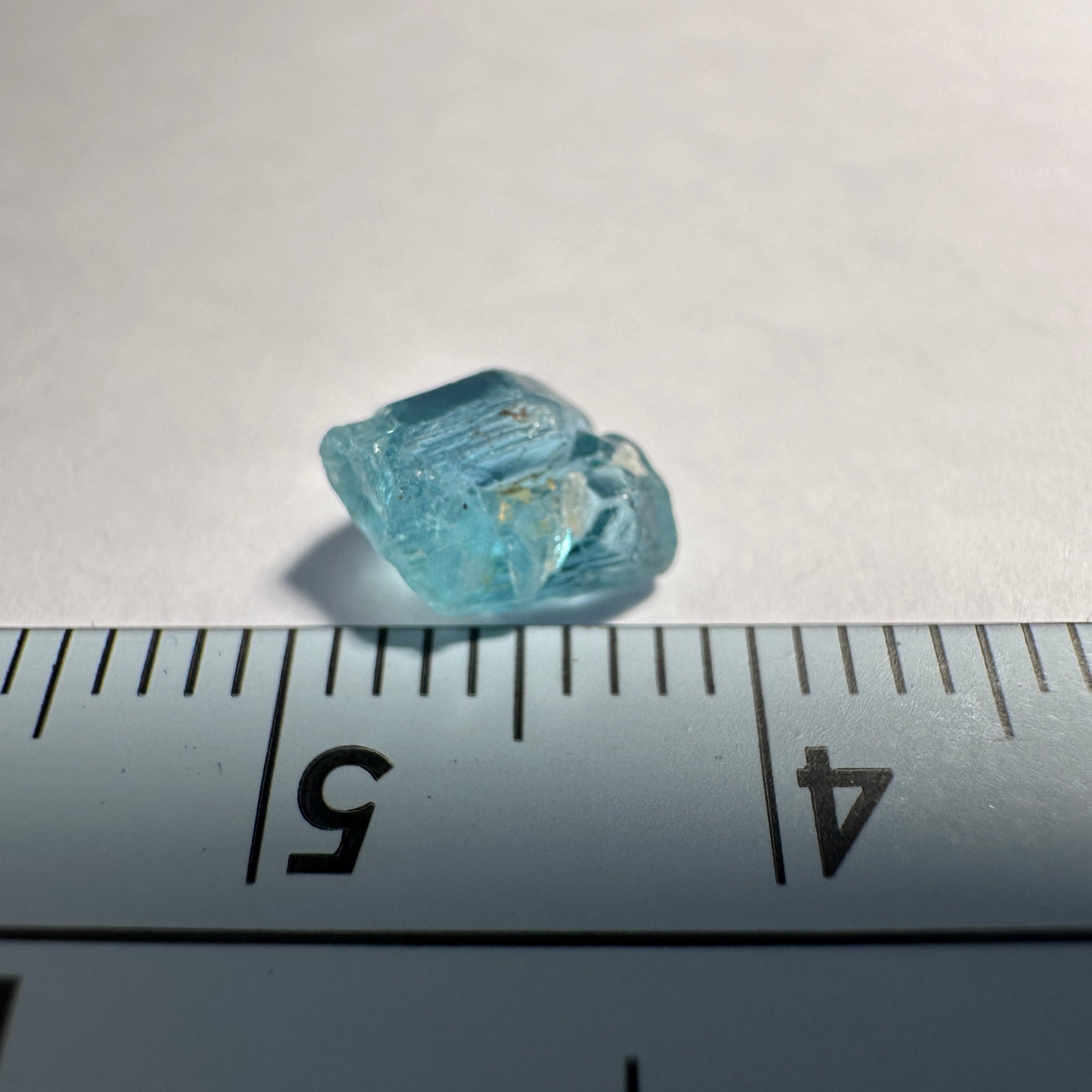 Blue Apatite Crystal, 1.50ct, Merelani, Tanzania, Untreated Unheated