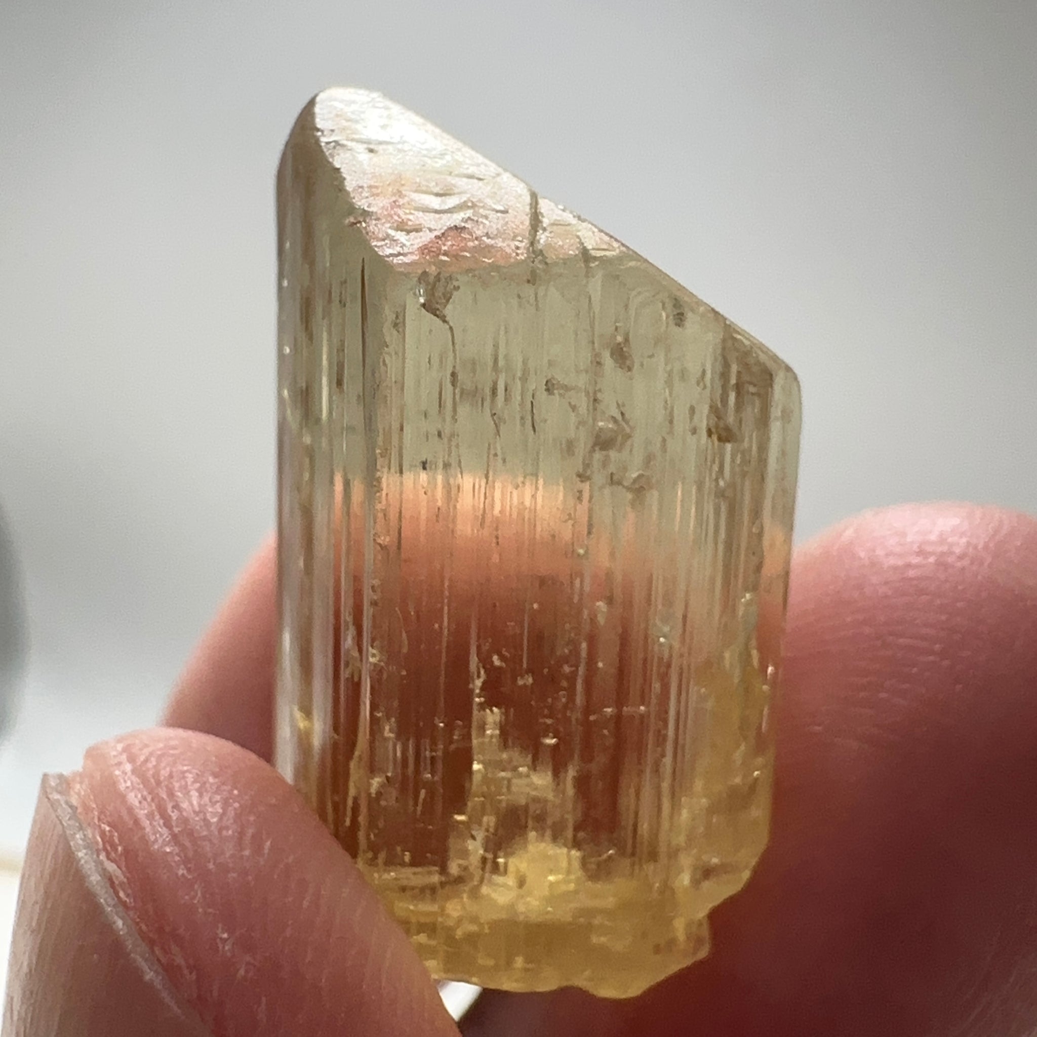Golden Scapolite Crystal, 42.29ct, Tanzania, Untreated Unheated