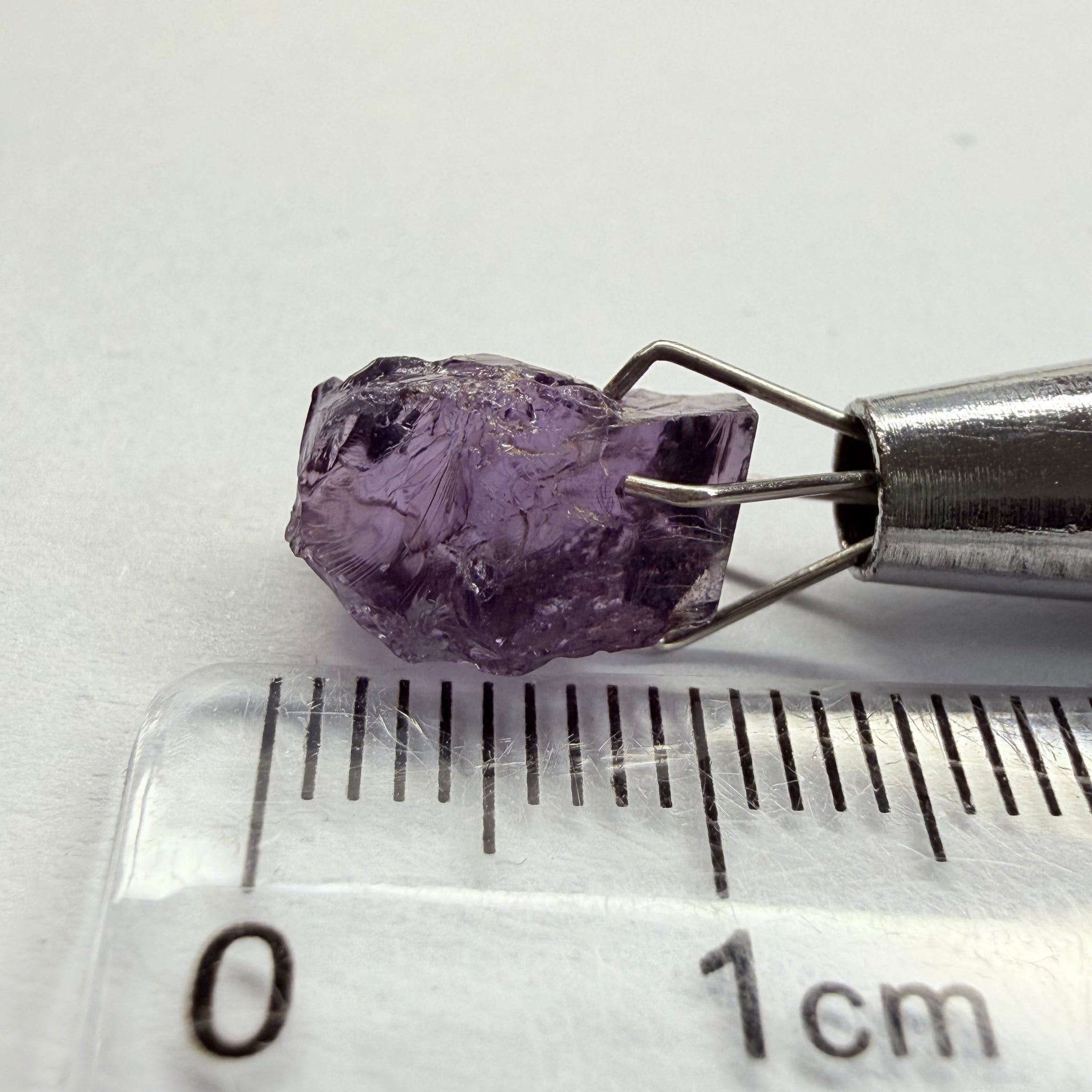 Cobalt Spinel, 5.00ct, Mahenge, Tanzania, Untreated Unheated, slightly included, purple violet modifier in the blue caused by higher iron in the stone