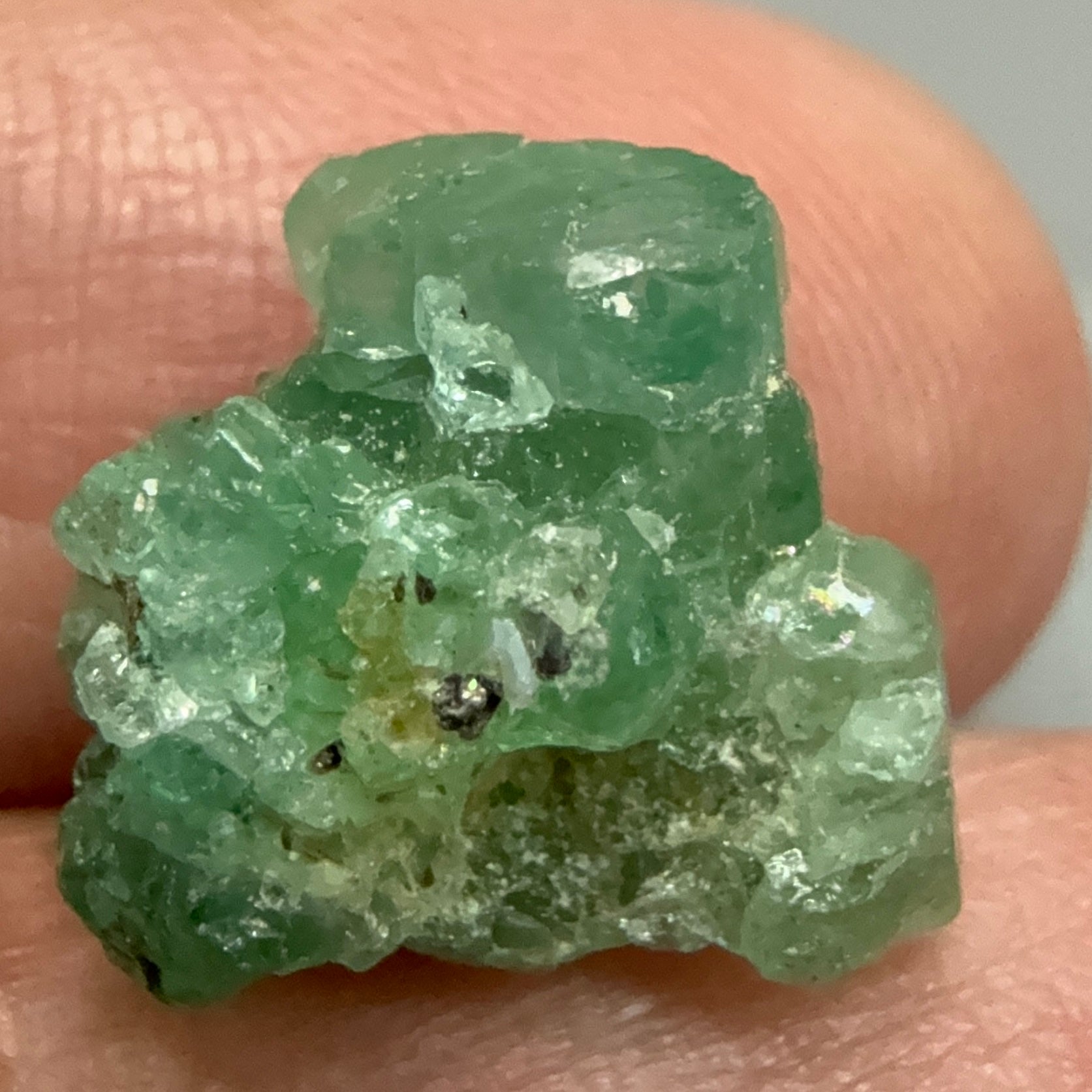 Emerald Crystal, 7.53ct, Tanzania, Untreated Unheated, specimen grade