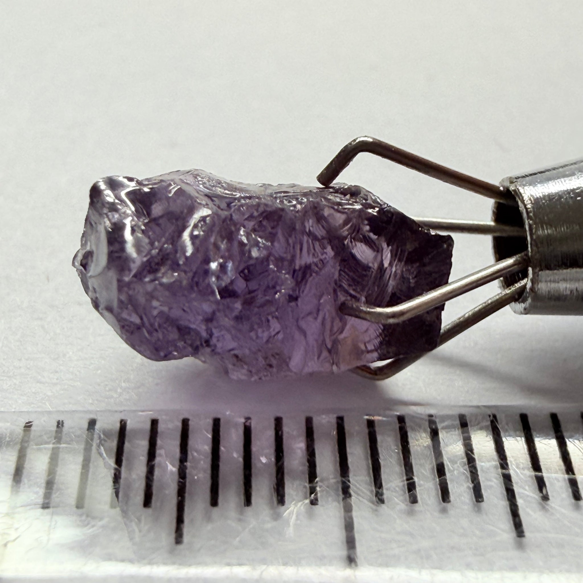 Cobalt Spinel, 5.00ct, Mahenge, Tanzania, Untreated Unheated, slightly included, purple violet modifier in the blue caused by higher iron in the stone