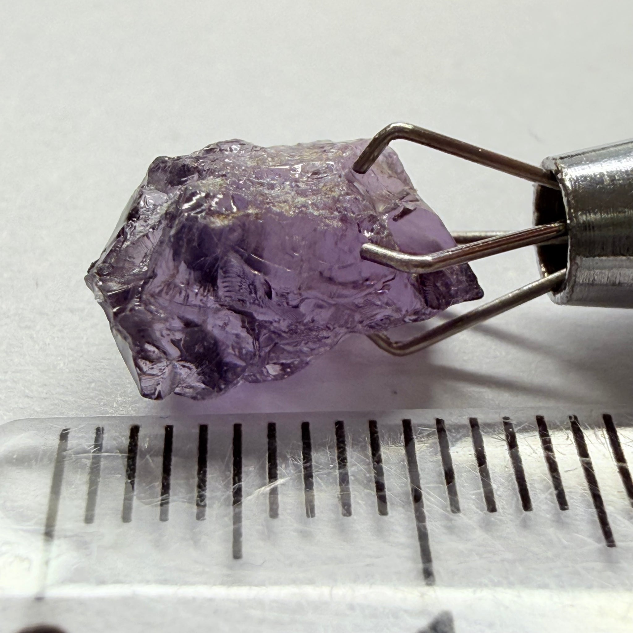 Cobalt Spinel, 5.00ct, Mahenge, Tanzania, Untreated Unheated, slightly included, purple violet modifier in the blue caused by higher iron in the stone