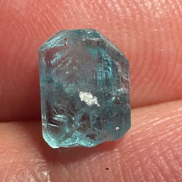 Blue Apatite Crystal, 1.45ct, Merelani, Tanzania, Untreated Unheated