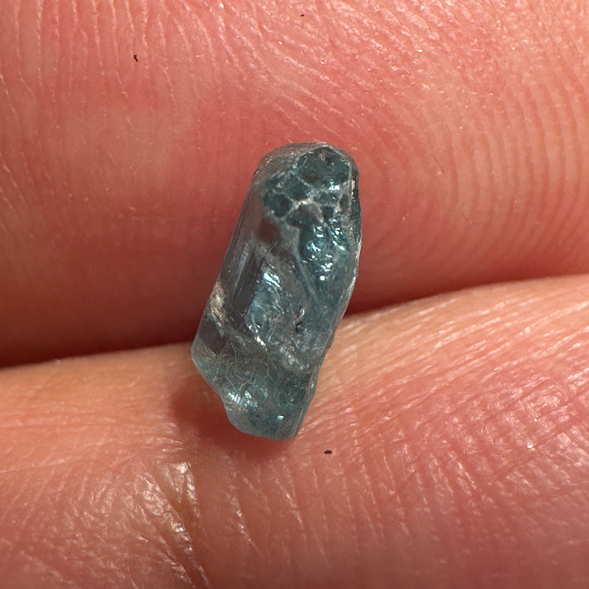 Blue Apatite Crystal, 1.45ct, Merelani, Tanzania, Untreated Unheated