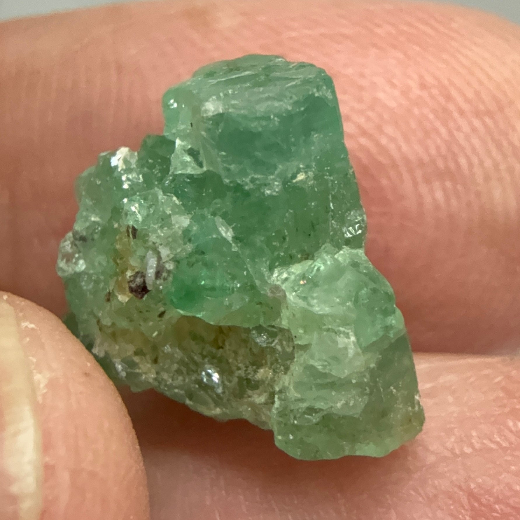 Emerald Crystal, 7.53ct, Tanzania, Untreated Unheated, specimen grade