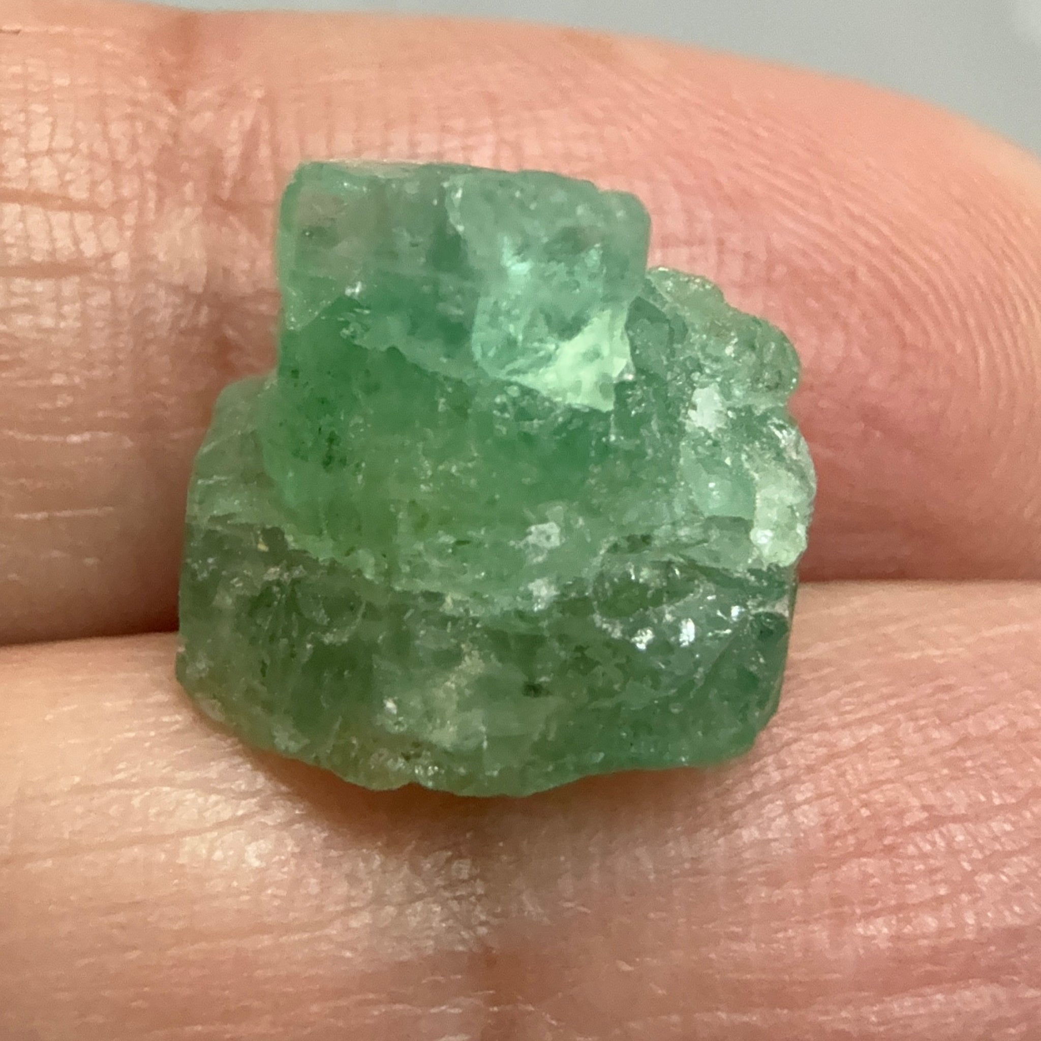 Emerald Crystal, 7.53ct, Tanzania, Untreated Unheated, specimen grade