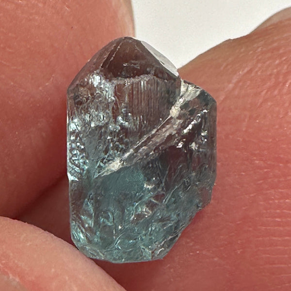 Blue Apatite Crystal, 1.66ct, Merelani, Tanzania, Untreated Unheated