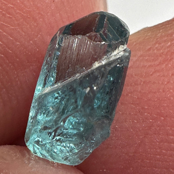 Blue Apatite Crystal, 1.66ct, Merelani, Tanzania, Untreated Unheated