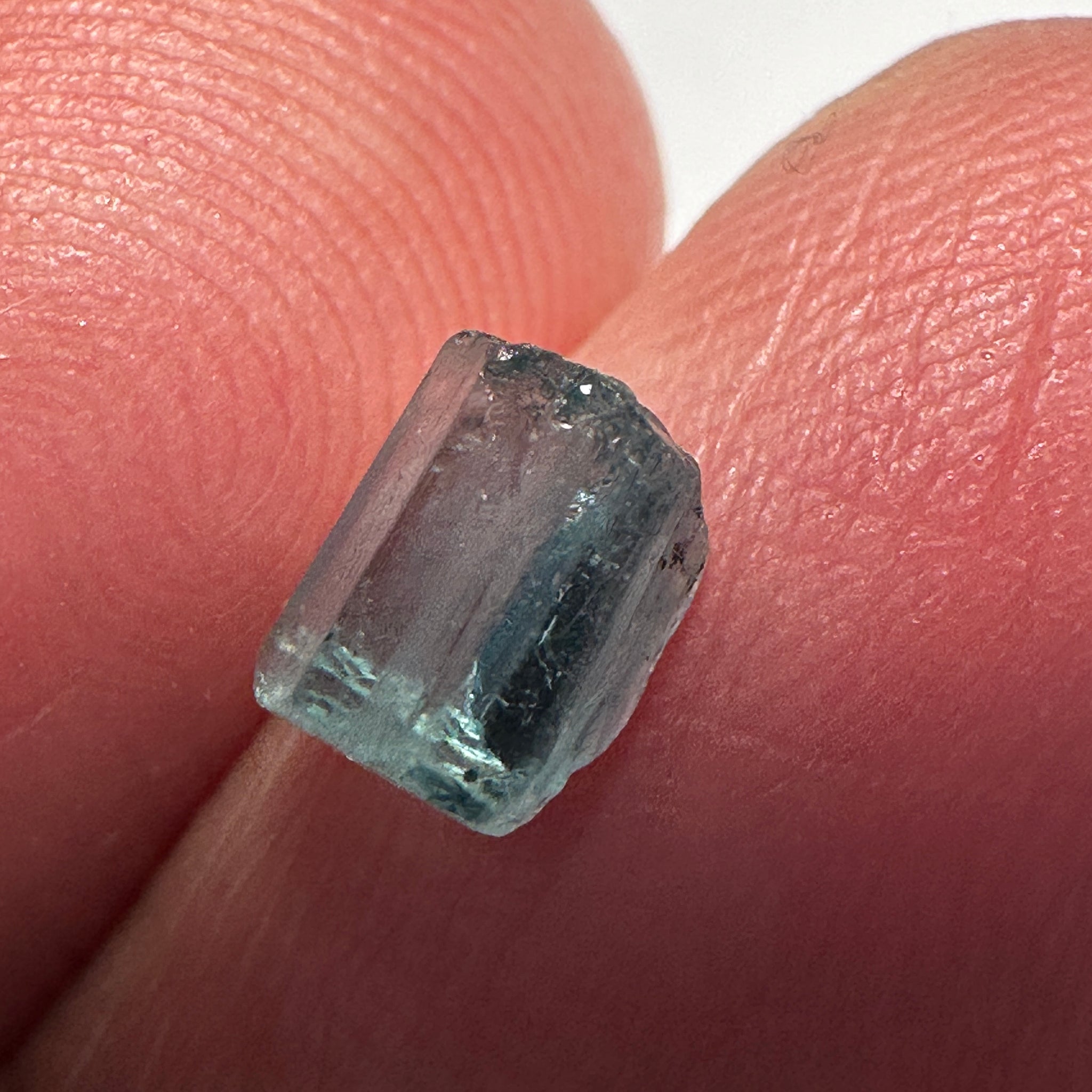 Blue Apatite Crystal, 1.28ct, Merelani, Tanzania, Untreated Unheated