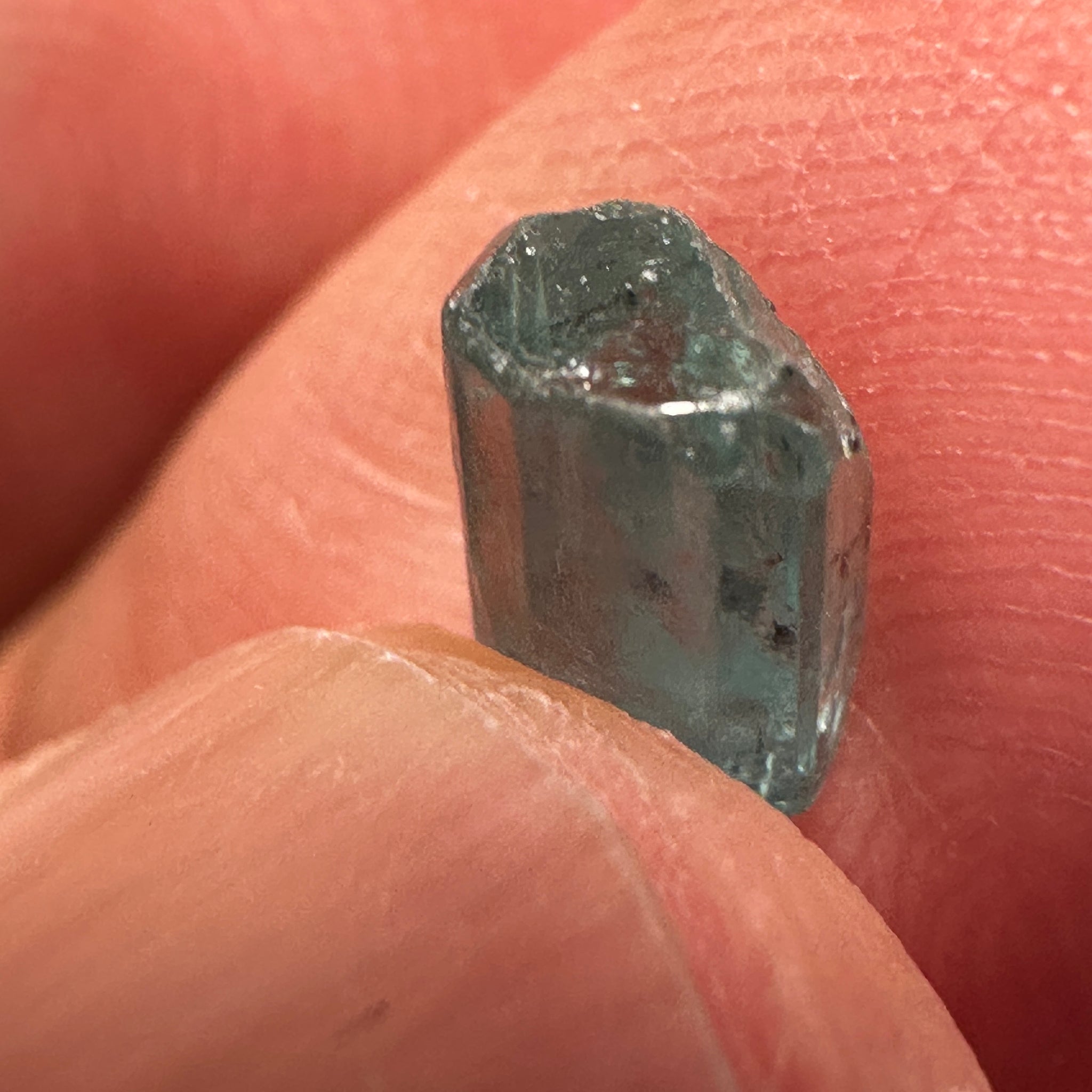Blue Apatite Crystal, 1.28ct, Merelani, Tanzania, Untreated Unheated