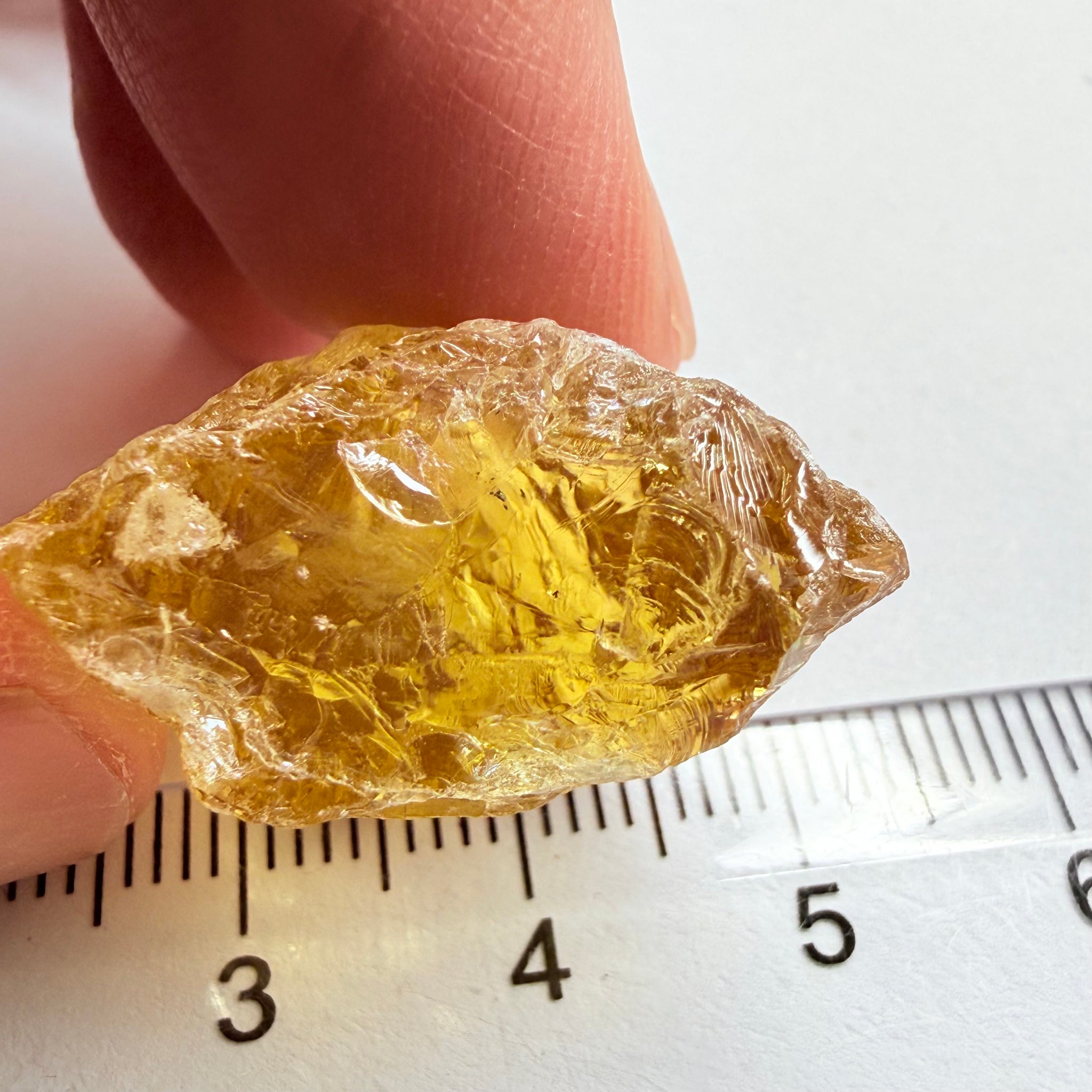 Golden Scapolite, 49.63ct, Dodoma, Tanzania, Untreated Unheated, dividing crack, slice along the crack, with one side vvs-if and the other side vs