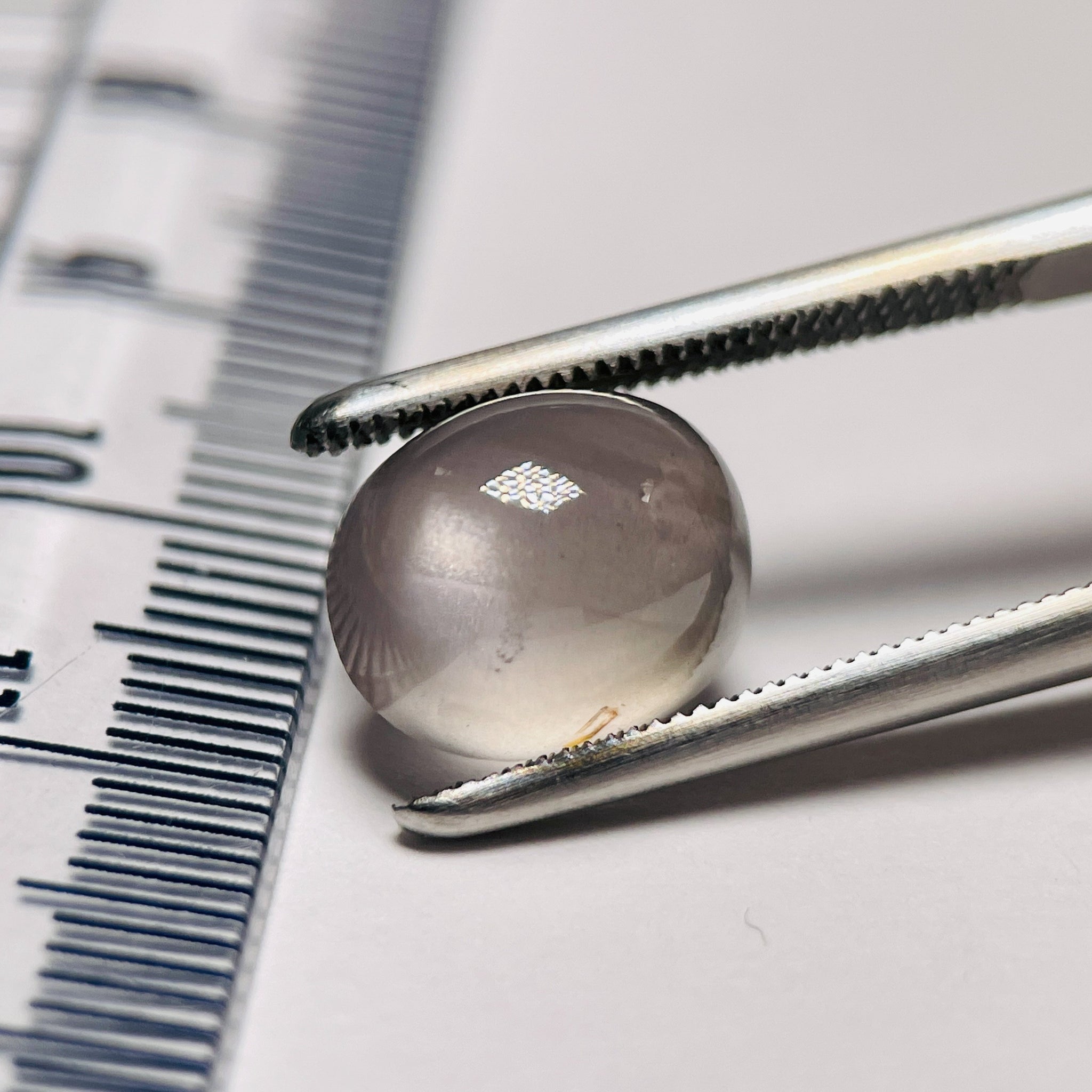 5.96Ct Sapphire Cabochon Umba Valley Tanzania. Untreated Unheated. Has A Moving Star But As Point.