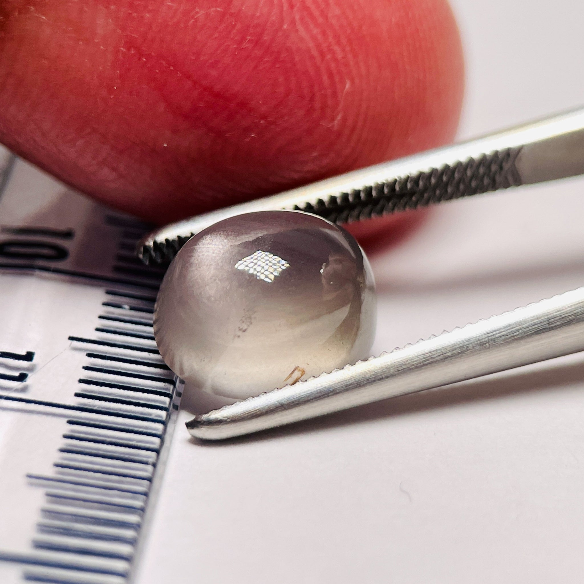 5.96Ct Sapphire Cabochon Umba Valley Tanzania. Untreated Unheated. Has A Moving Star But As Point.