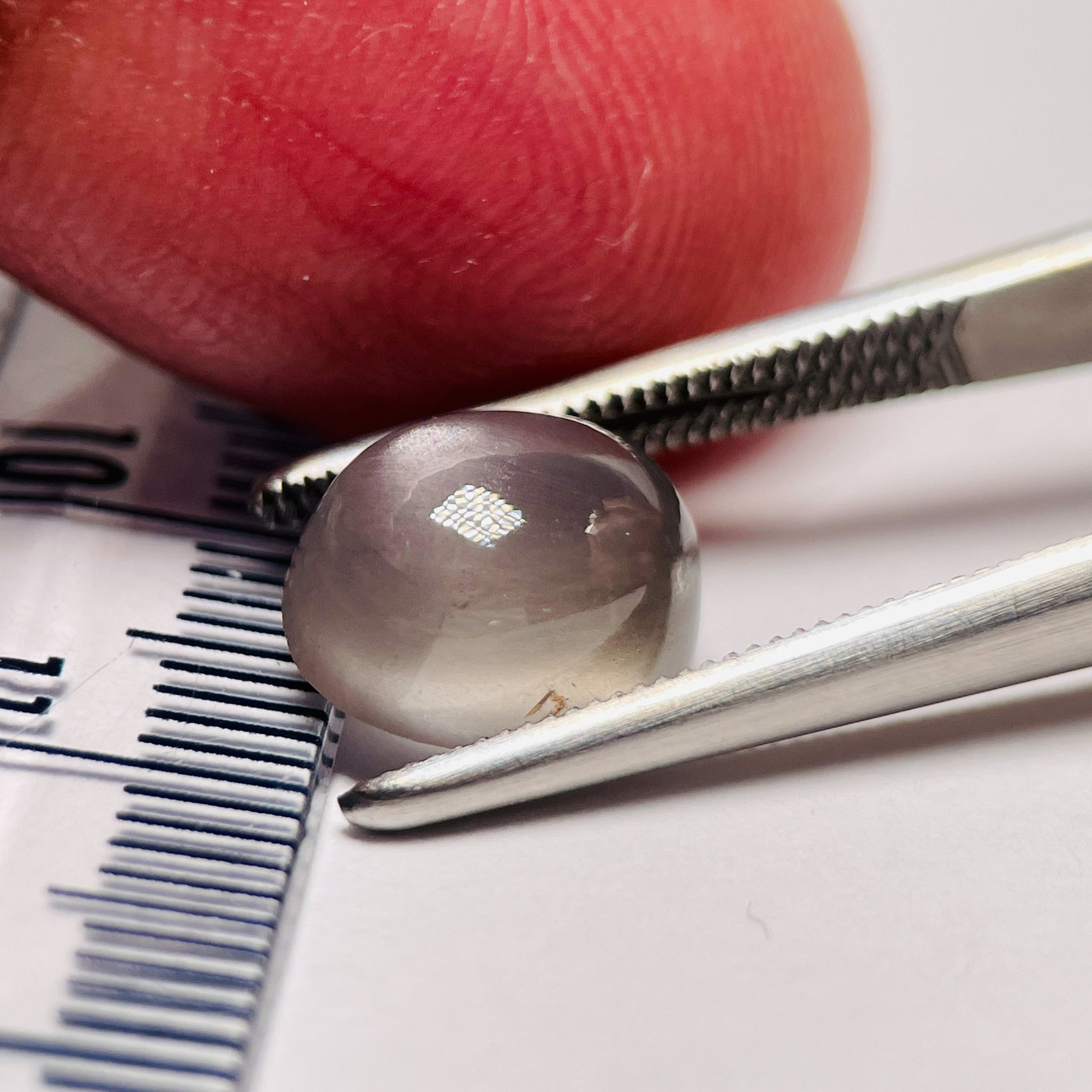 5.96Ct Sapphire Cabochon Umba Valley Tanzania. Untreated Unheated. Has A Moving Star But As Point.