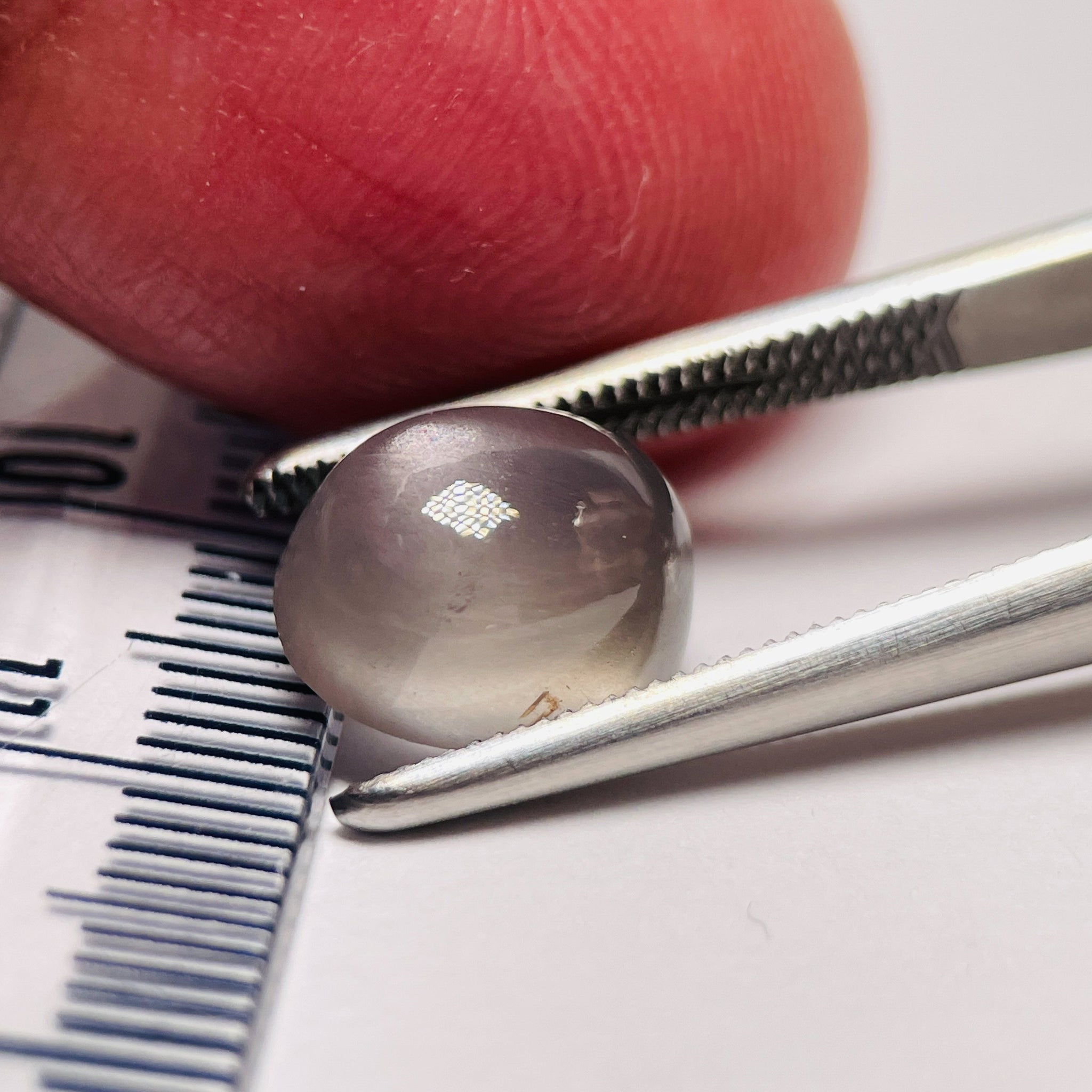 5.96Ct Sapphire Cabochon Umba Valley Tanzania. Untreated Unheated. Has A Moving Star But As Point.