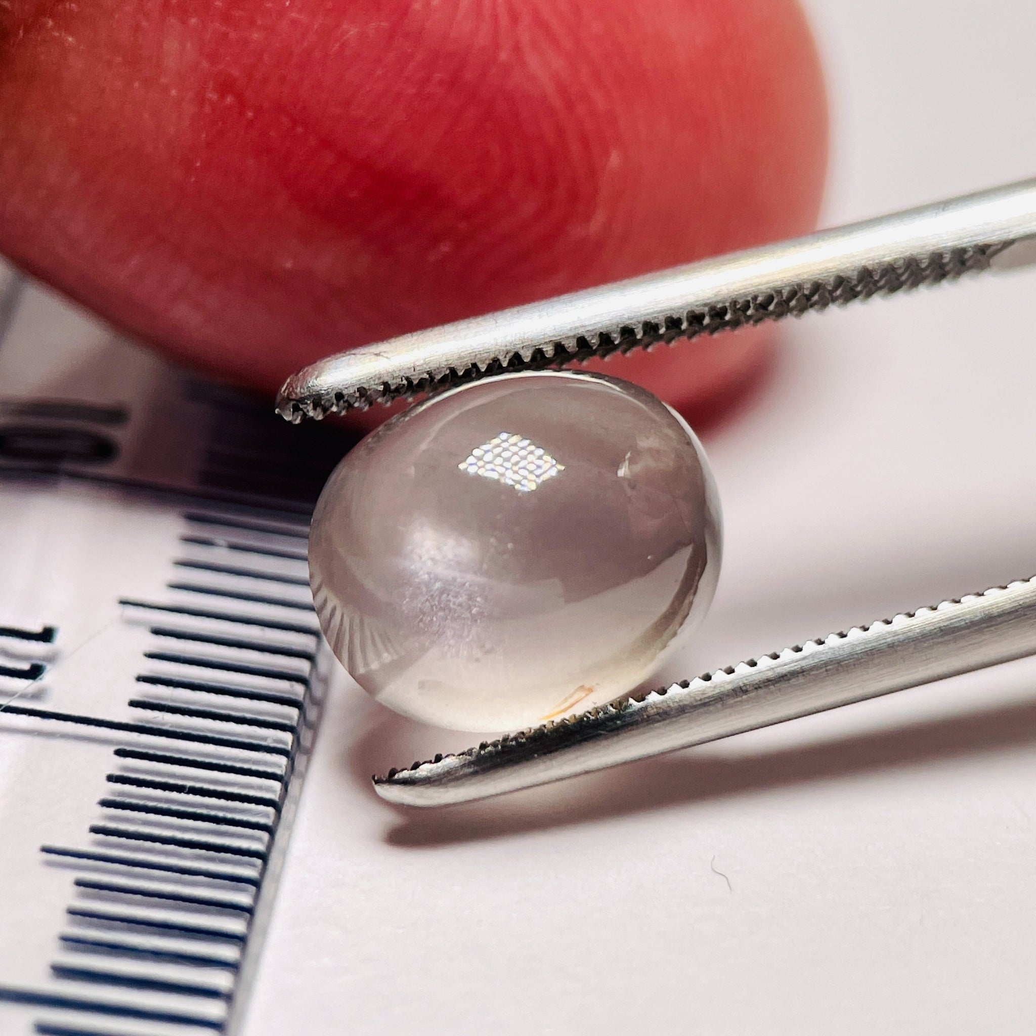 5.96Ct Sapphire Cabochon Umba Valley Tanzania. Untreated Unheated. Has A Moving Star But As Point.