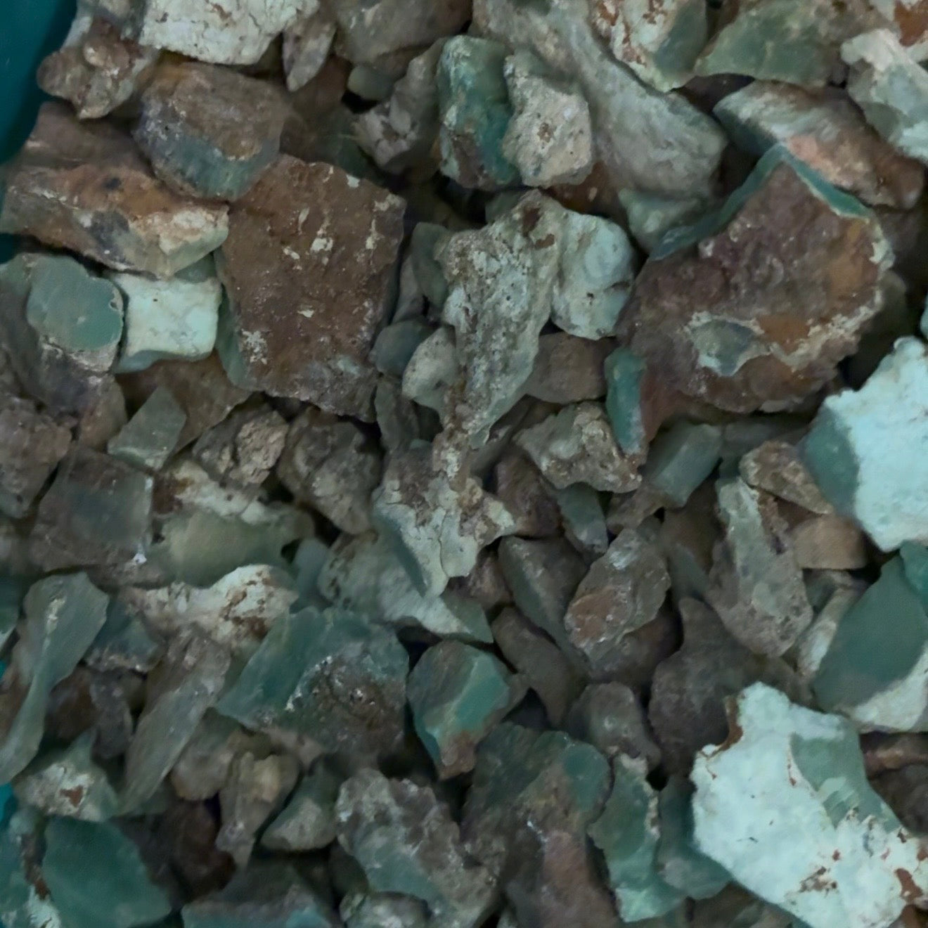 Chrysoprase from Tanzania, Untreated Unheated. Blind pour, price is per kilo