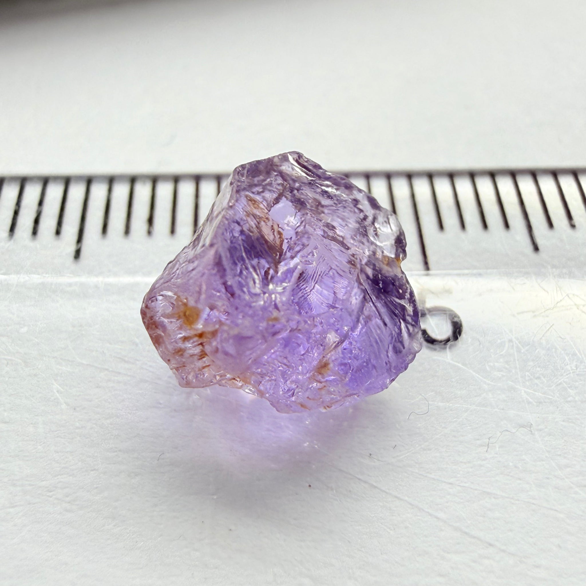 Purple Scapolite, 3.12ct, Tanzania, Untreated Unheated, vvs-if, flat shape