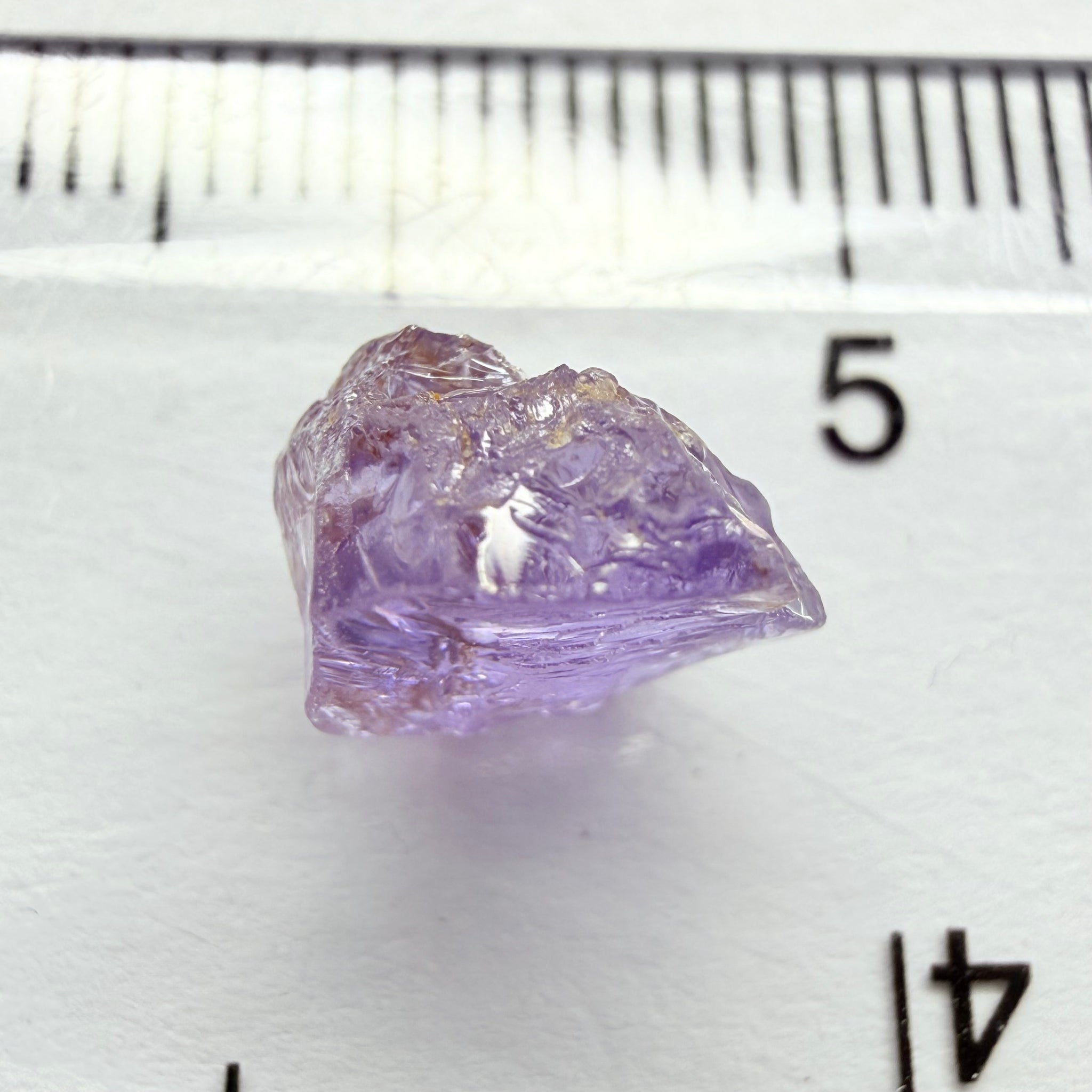 Purple Scapolite, 3.12ct, Tanzania, Untreated Unheated, vvs-if, flat shape