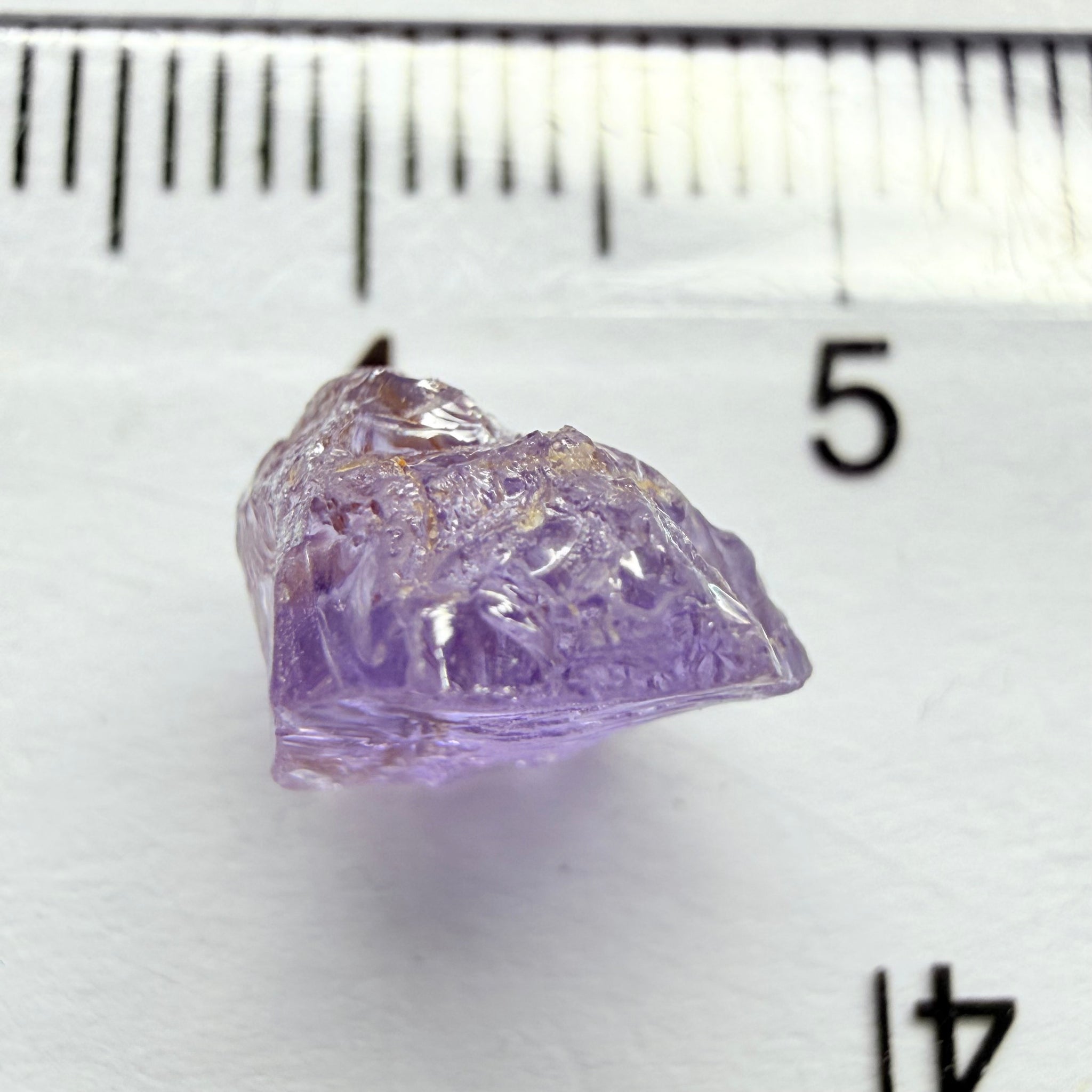 Purple Scapolite, 3.12ct, Tanzania, Untreated Unheated, vvs-if, flat shape