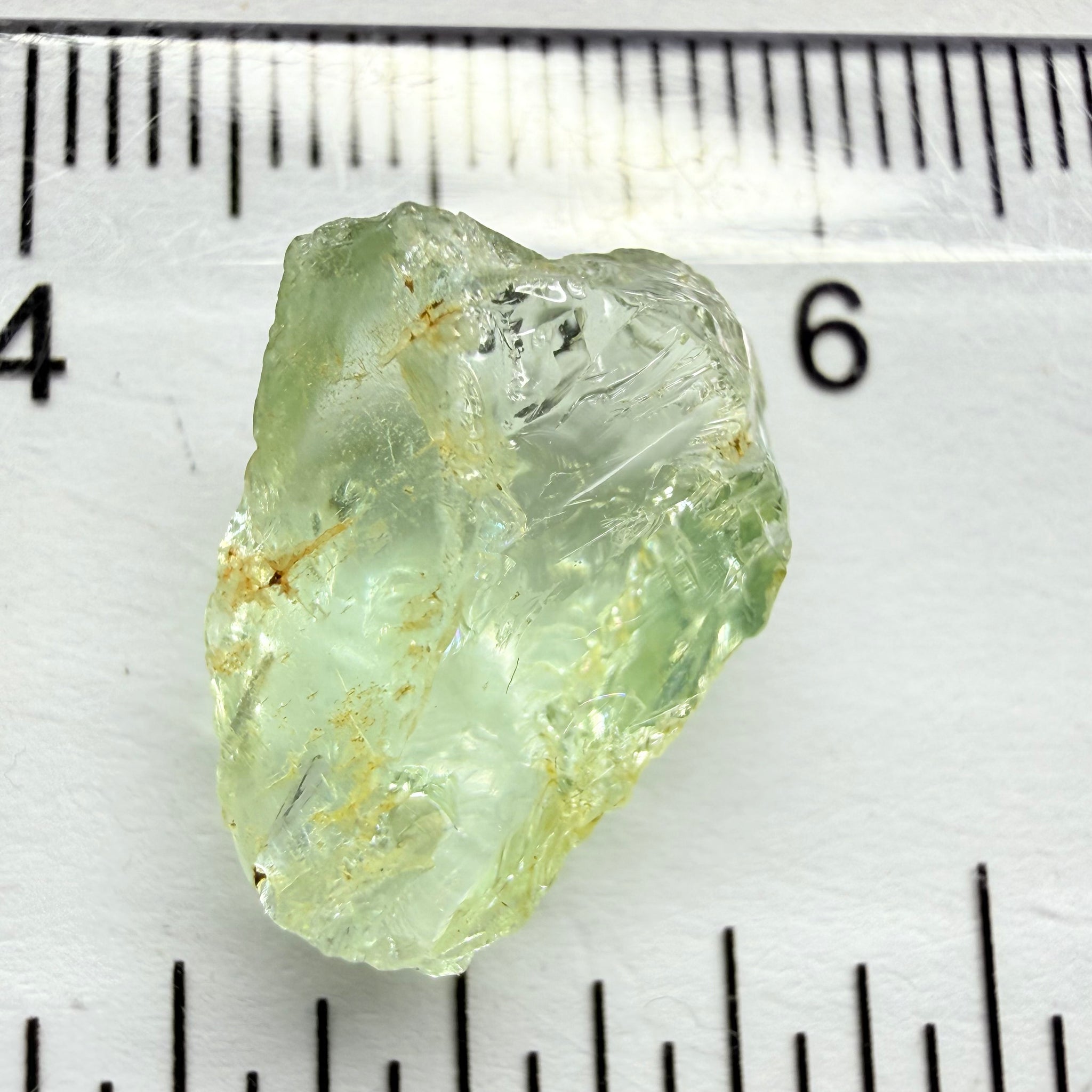 Aquamarine, 7.74ct, Loliondo, Tanzania, Untreated Unheated, vvs-if, flattish shape, Very light colour