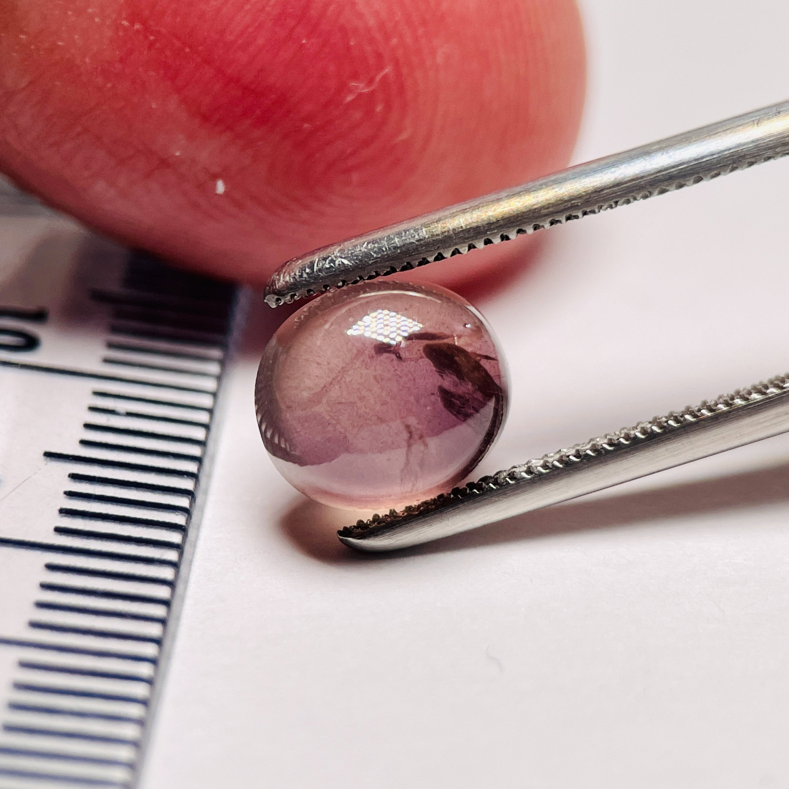 3.52Ct Sapphire Cabochon Umba Valley Tanzania. Untreated Unheated. Can Be Used As Is Or Facet It