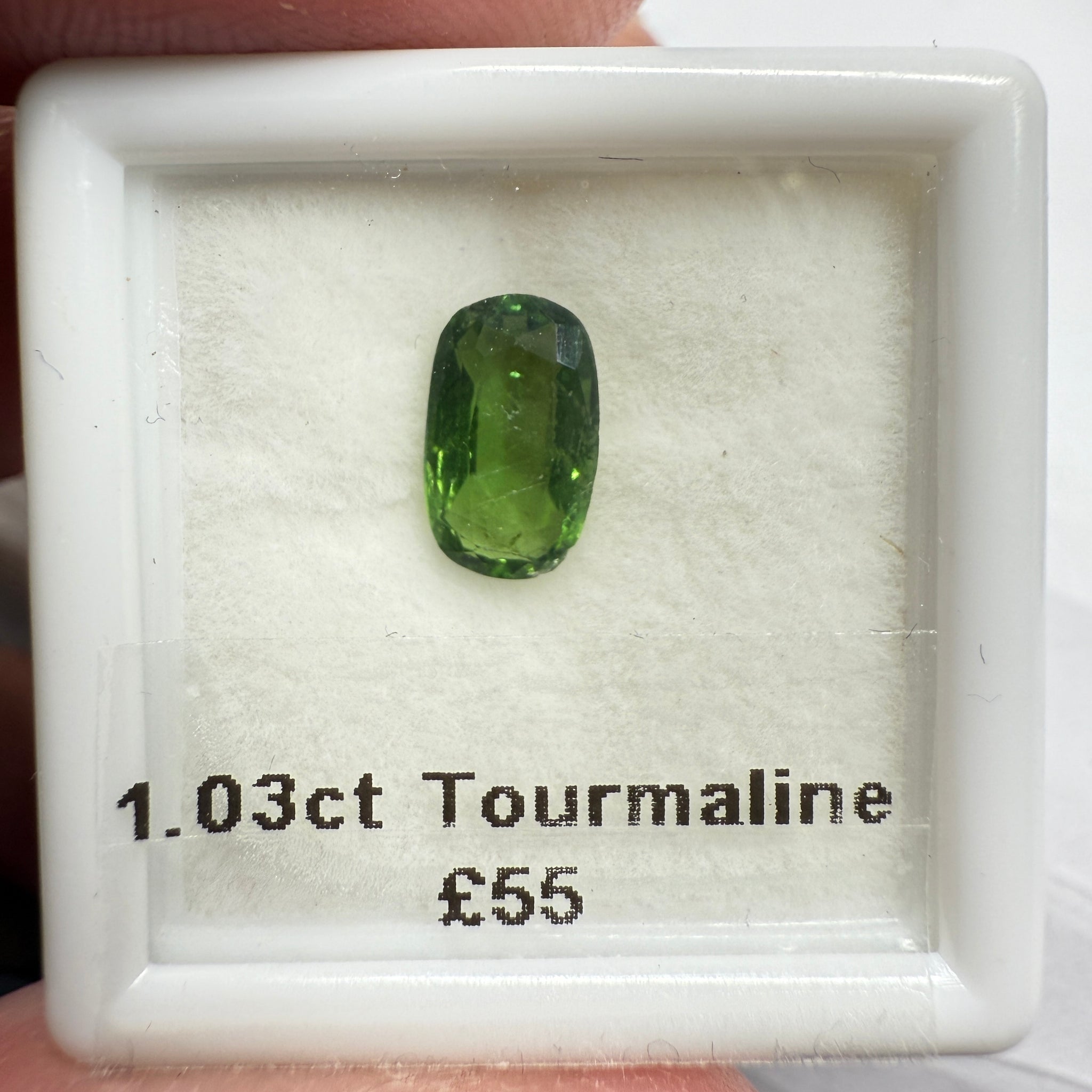 Tourmaline, 1.03ct, Tanzania, Untreated Unheated, native cut