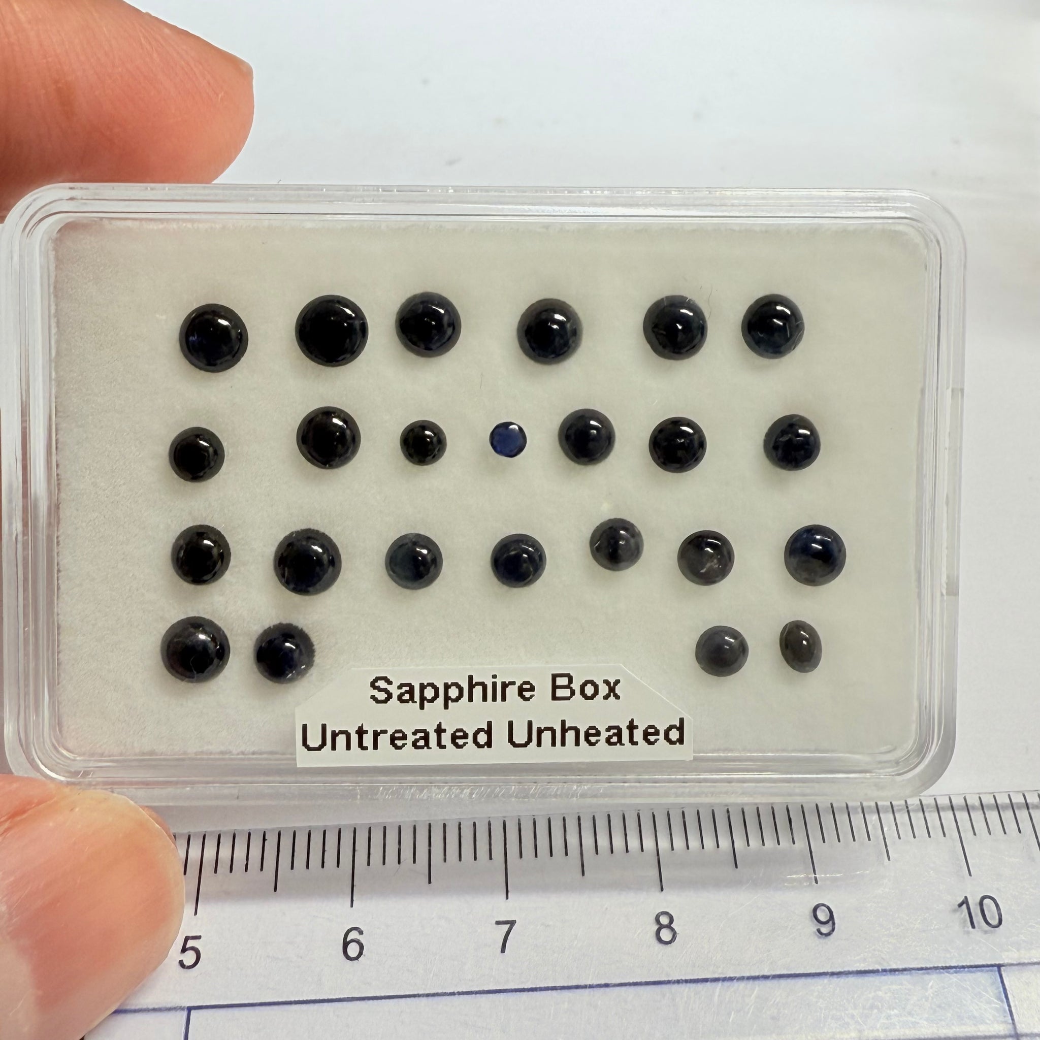 Sapphire Box, Songea, Tanzania, Untreated Unheated