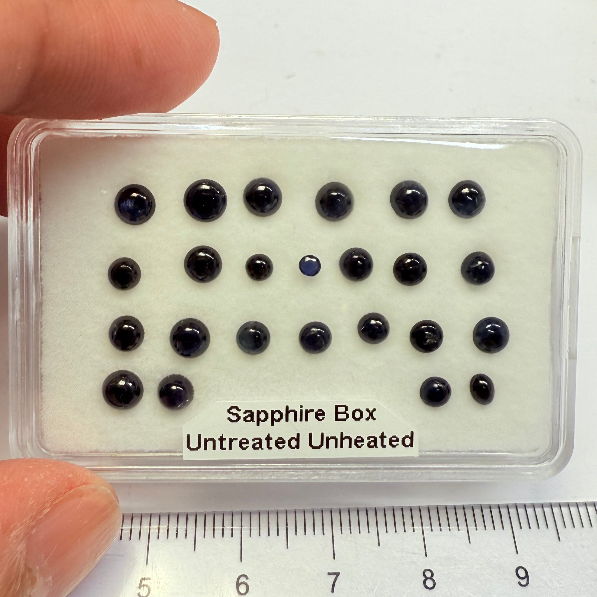 Sapphire Box, Songea, Tanzania, Untreated Unheated