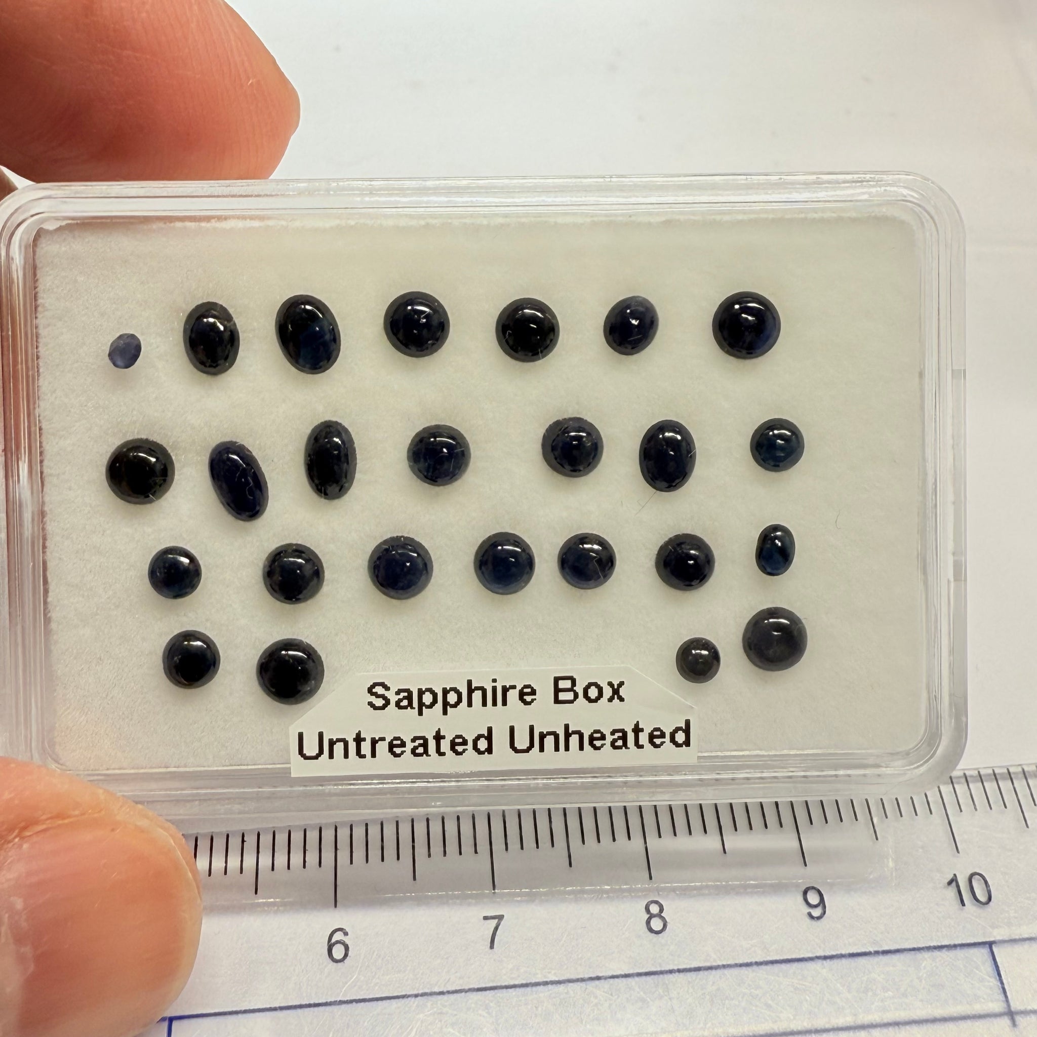 Sapphire Box, Songea, Tanzania, Untreated Unheated