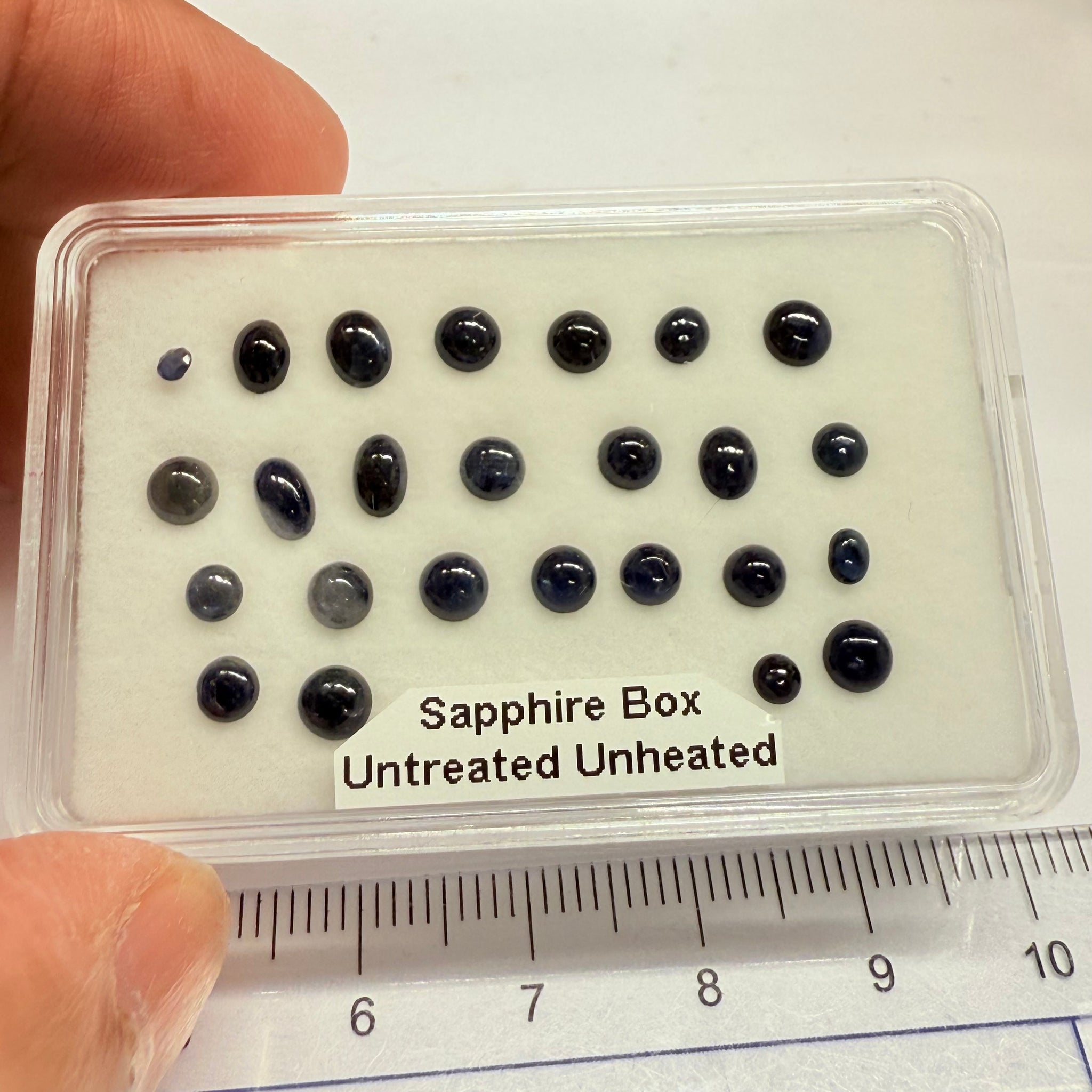 Sapphire Box, Songea, Tanzania, Untreated Unheated