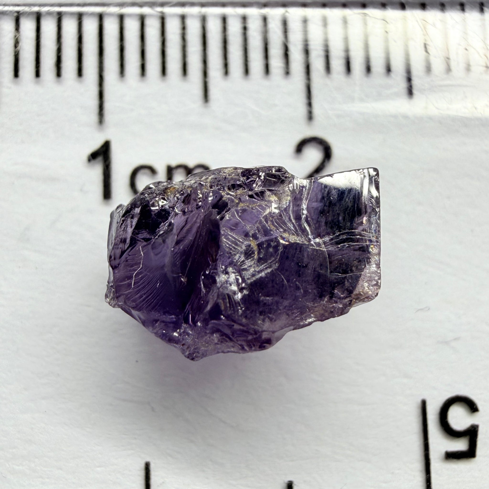 Cobalt Spinel, 5.00ct, Mahenge, Tanzania, Untreated Unheated, slightly included, purple violet modifier in the blue caused by higher iron in the stone