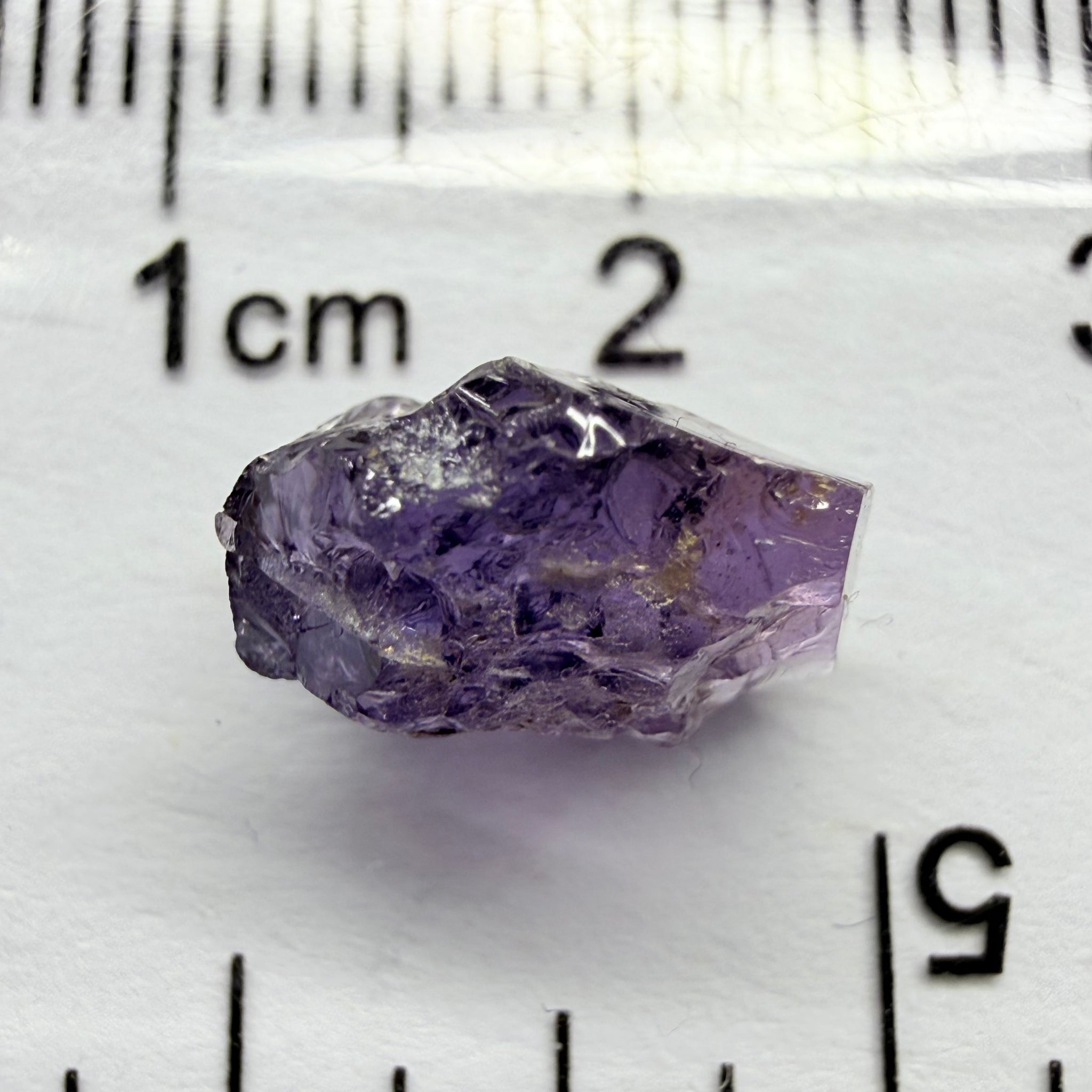 Cobalt Spinel, 5.00ct, Mahenge, Tanzania, Untreated Unheated, slightly included, purple violet modifier in the blue caused by higher iron in the stone