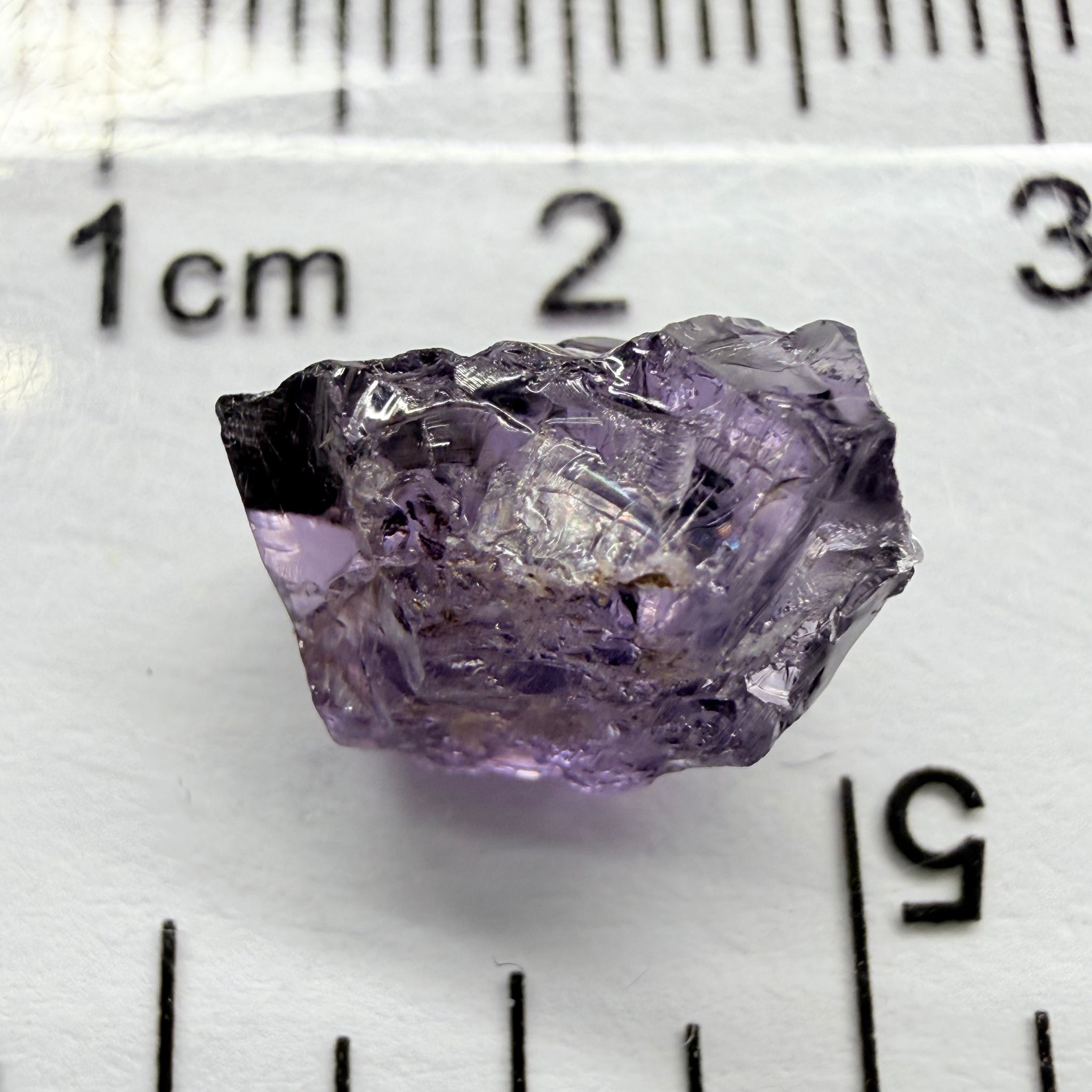 Cobalt Spinel, 5.00ct, Mahenge, Tanzania, Untreated Unheated, slightly included, purple violet modifier in the blue caused by higher iron in the stone