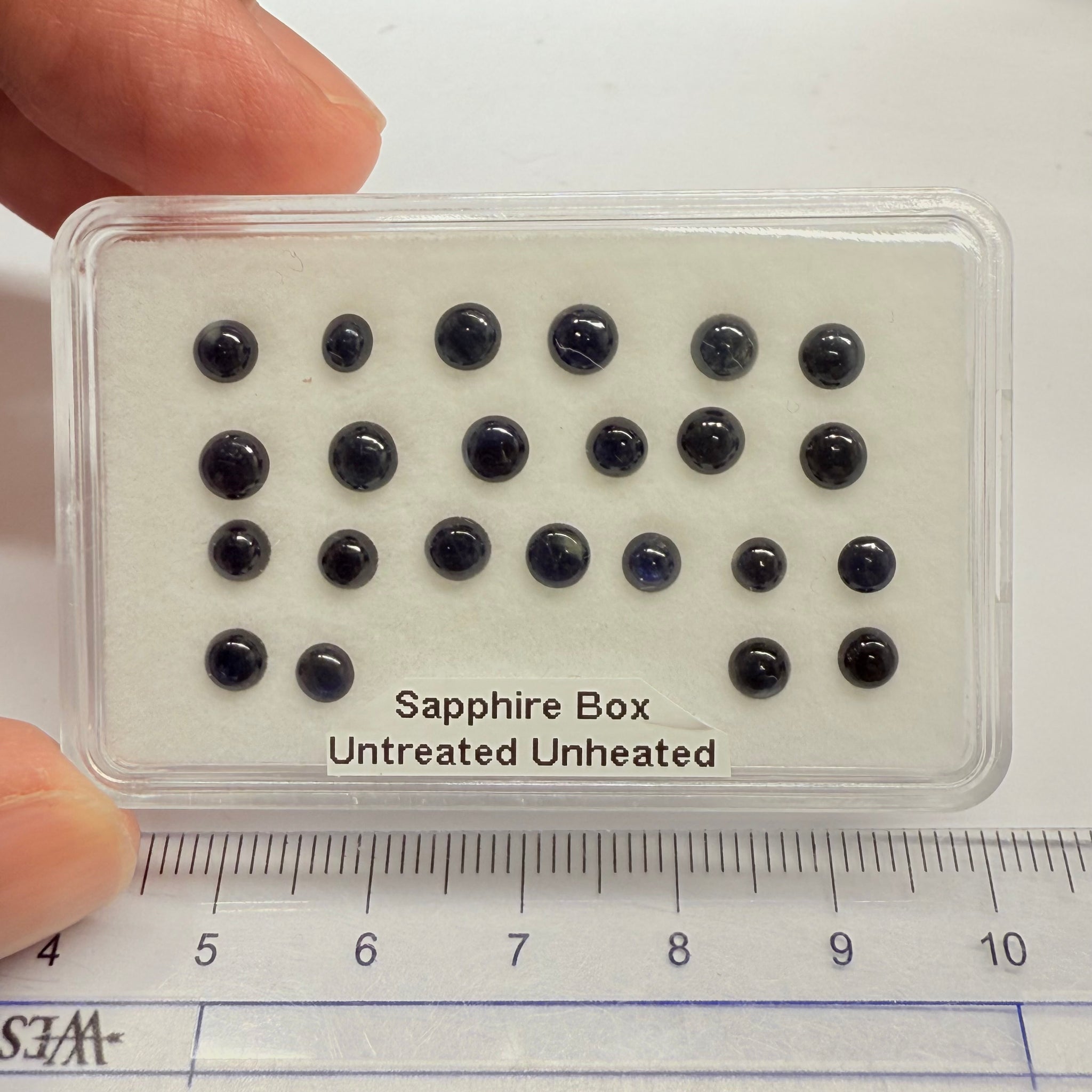 Sapphire Box, Songea, Tanzania, Untreated Unheated