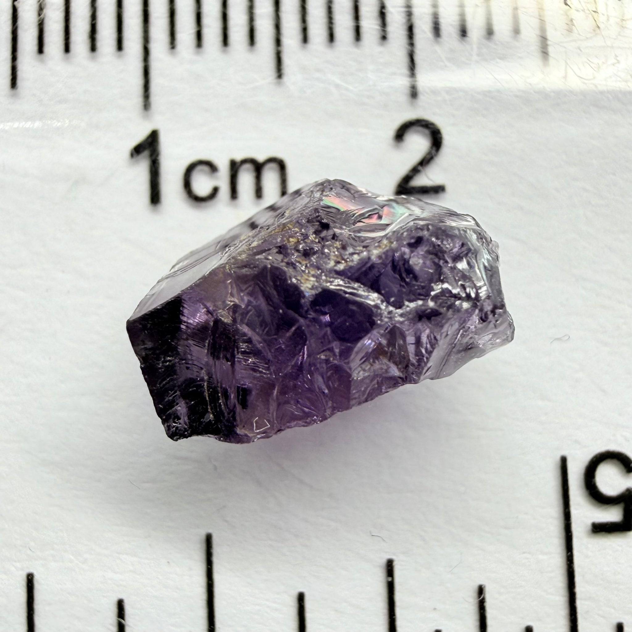 Cobalt Spinel, 5.00ct, Mahenge, Tanzania, Untreated Unheated, slightly included, purple violet modifier in the blue caused by higher iron in the stone