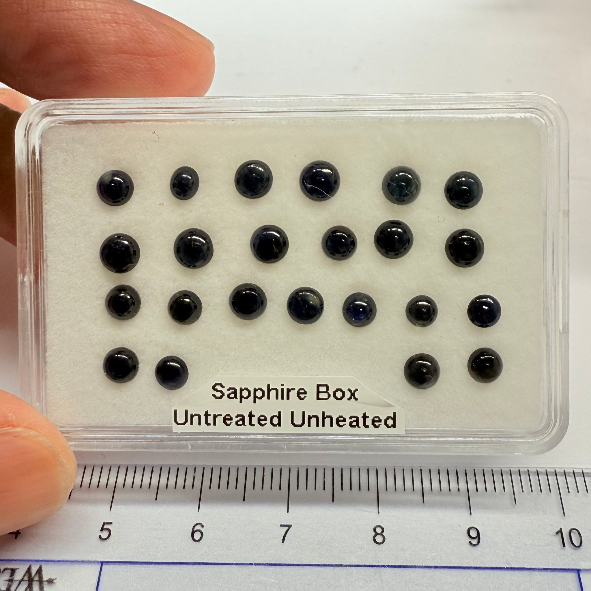 Sapphire Box, Songea, Tanzania, Untreated Unheated