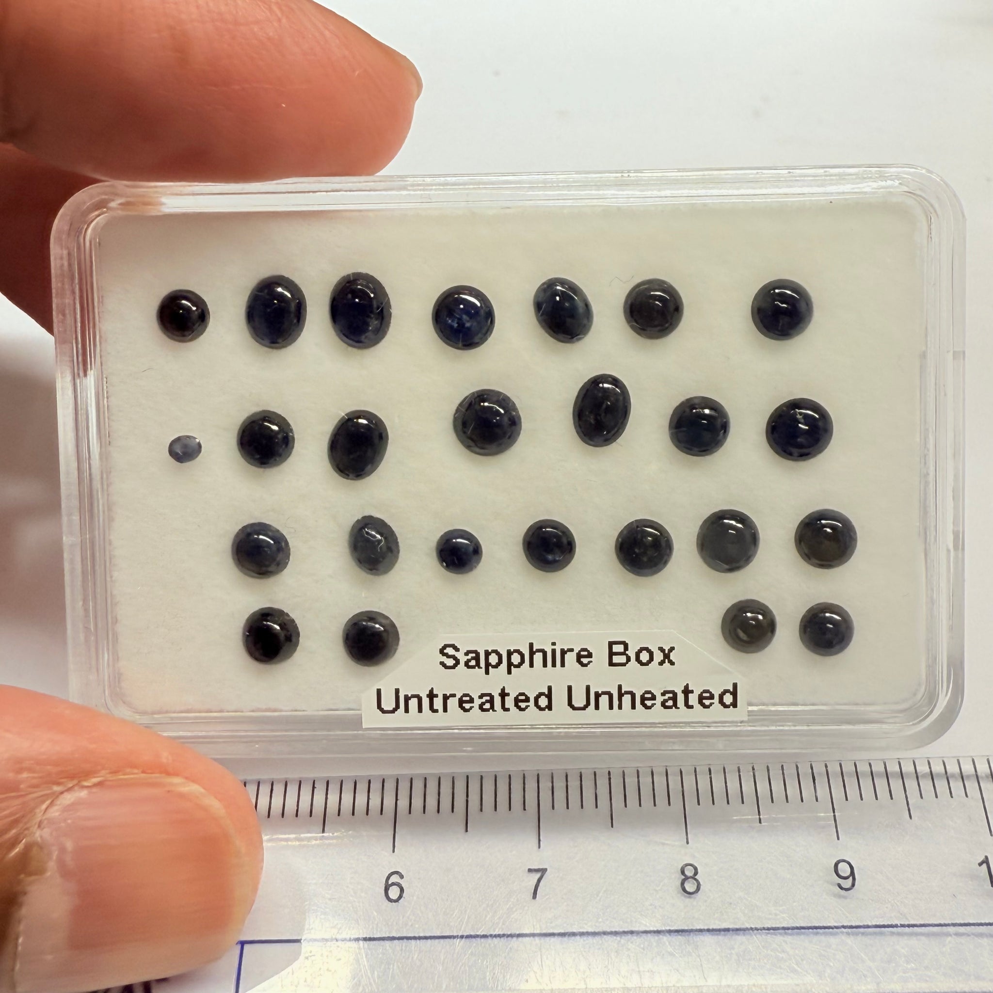 Sapphire Box, Songea, Tanzania, Untreated Unheated